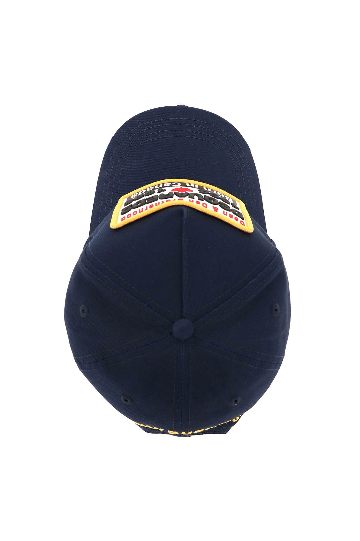 Shop Dsquared2 Baseball Hat With Logo Patch  In Blue