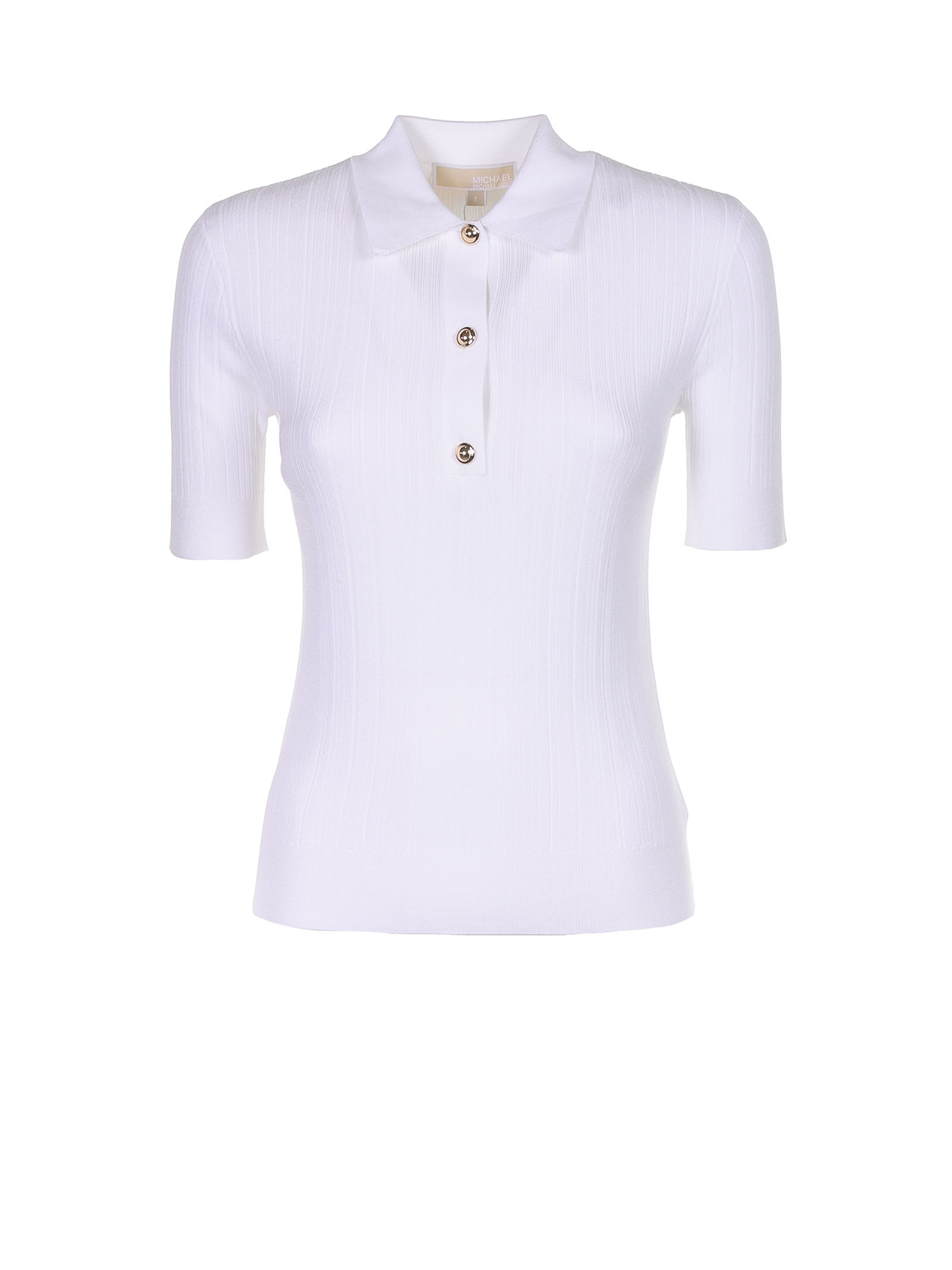 Michael Kors White Polo Shirt