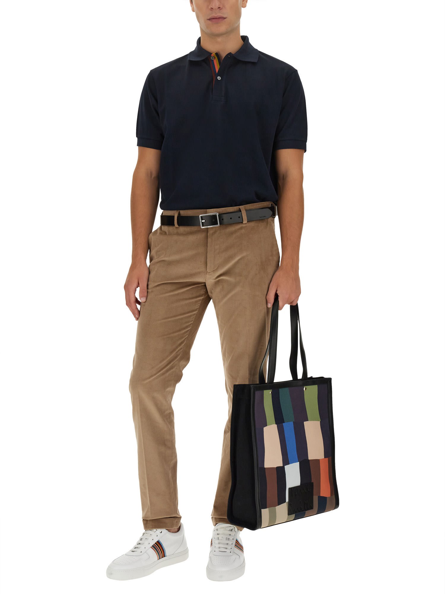 Shop Paul Smith Regular Fit Polo Shirt In Ink