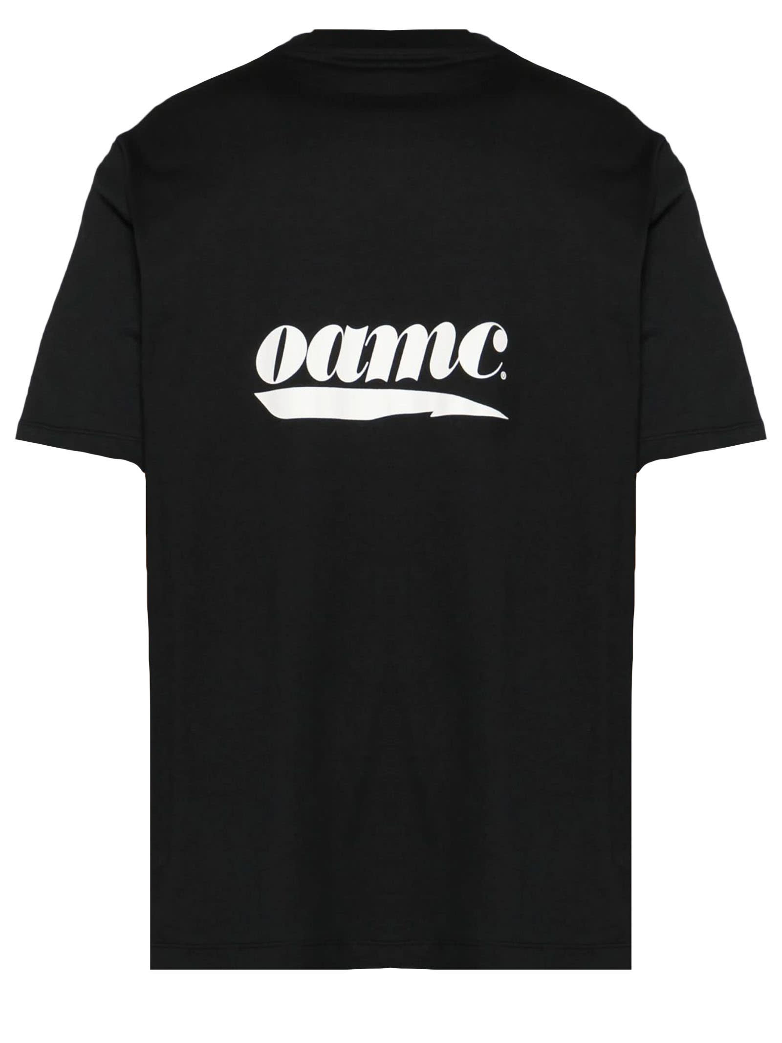Shop Oamc T-shirts And Polos Black