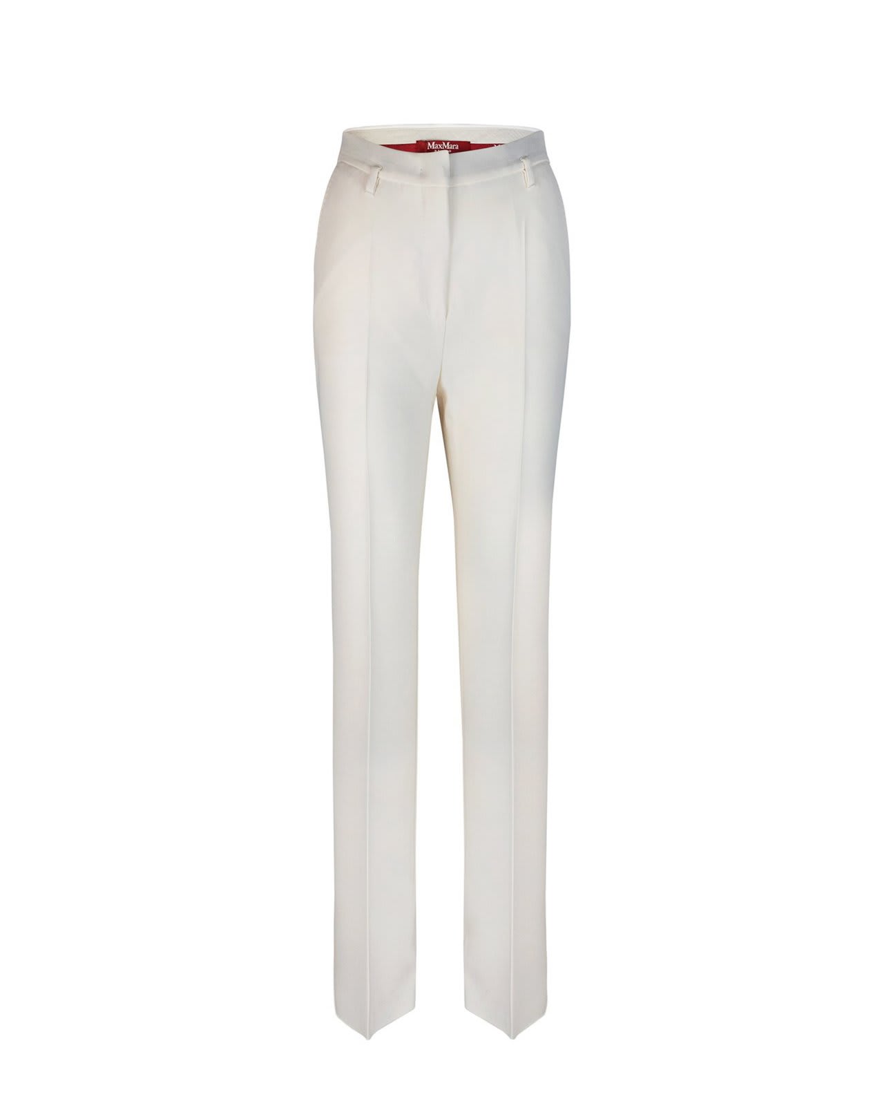 Pleat Detailed Straight Leg Trousers Max Mara Studio