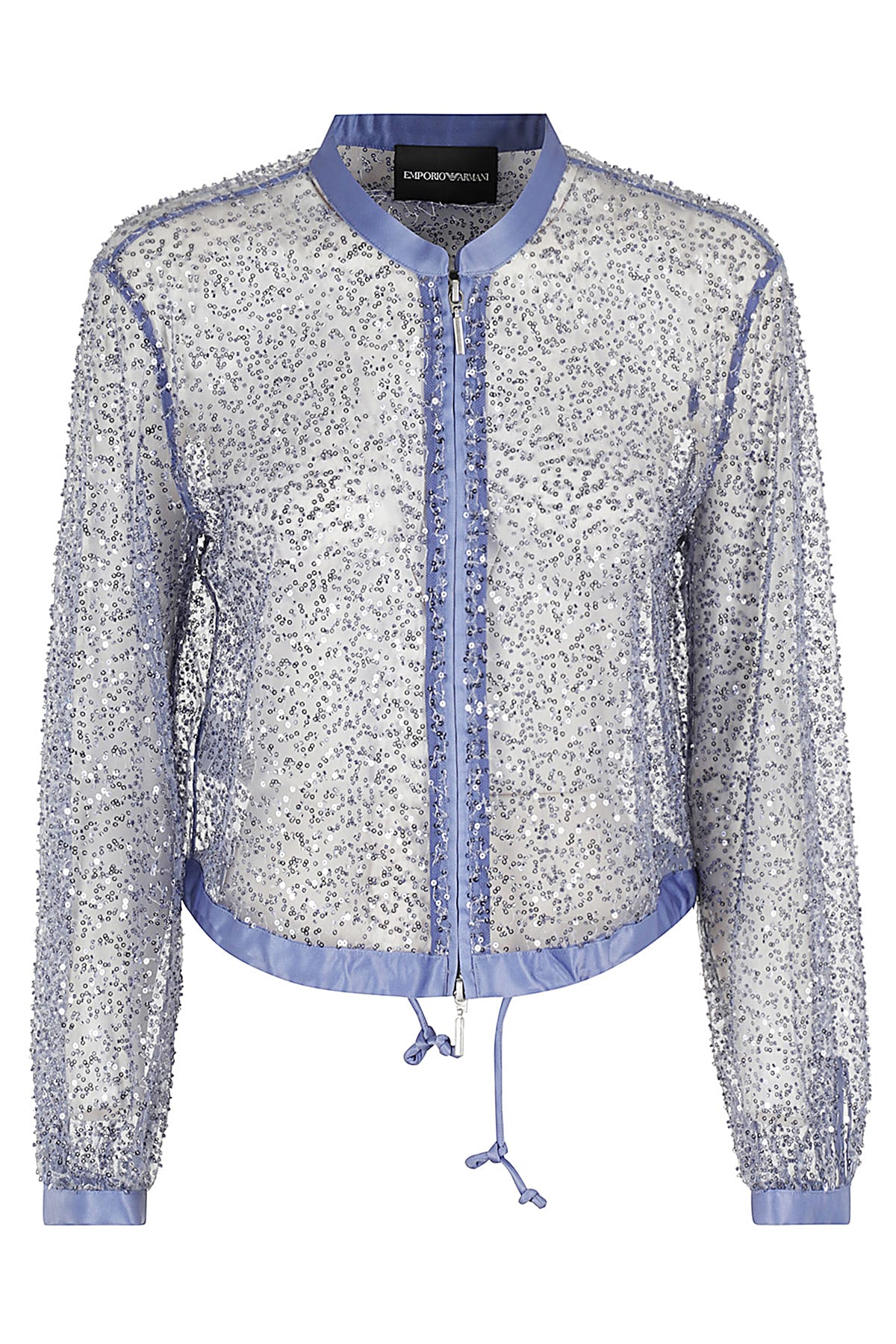 Shop Emporio Armani Shirt Jacket In Purple Haze