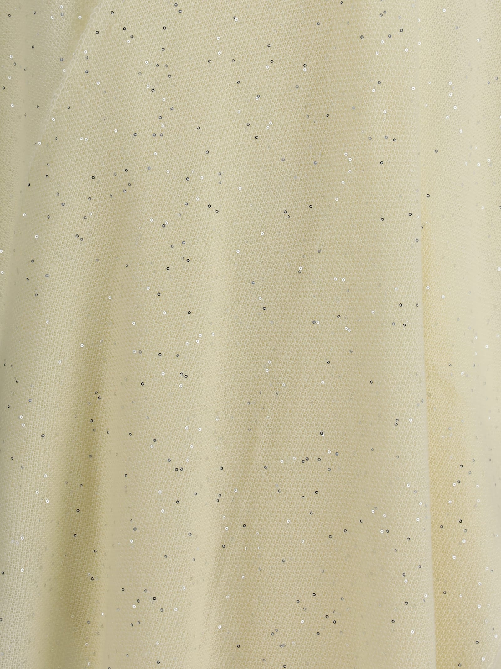 Shop Fabiana Filippi Sequined Cape In Mastice
