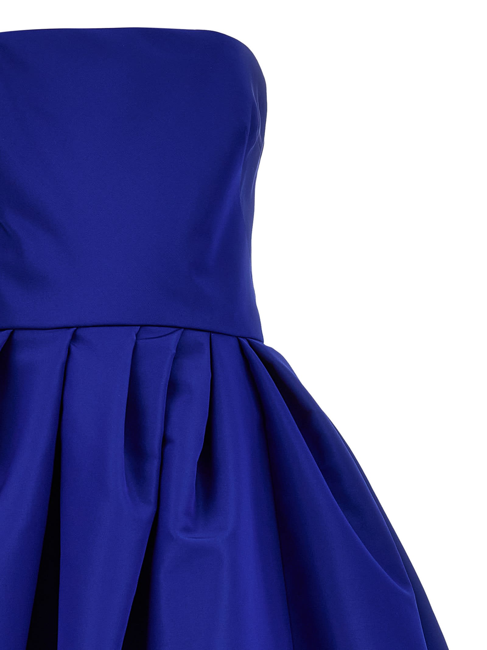 Carolina Herrera Silk Dress Dresses Blue In Blue