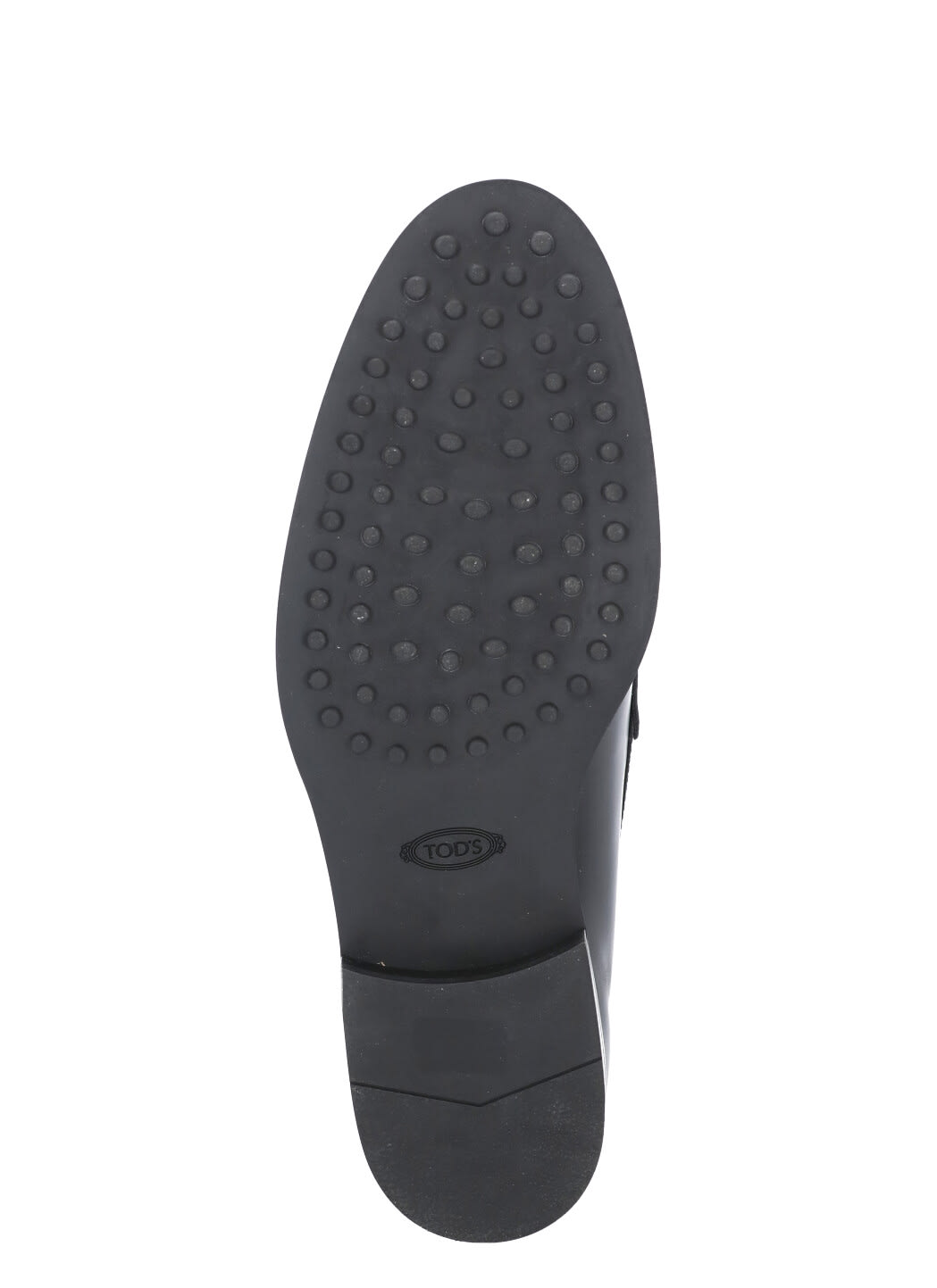 Tod's Smooth Leather Loafers In Black