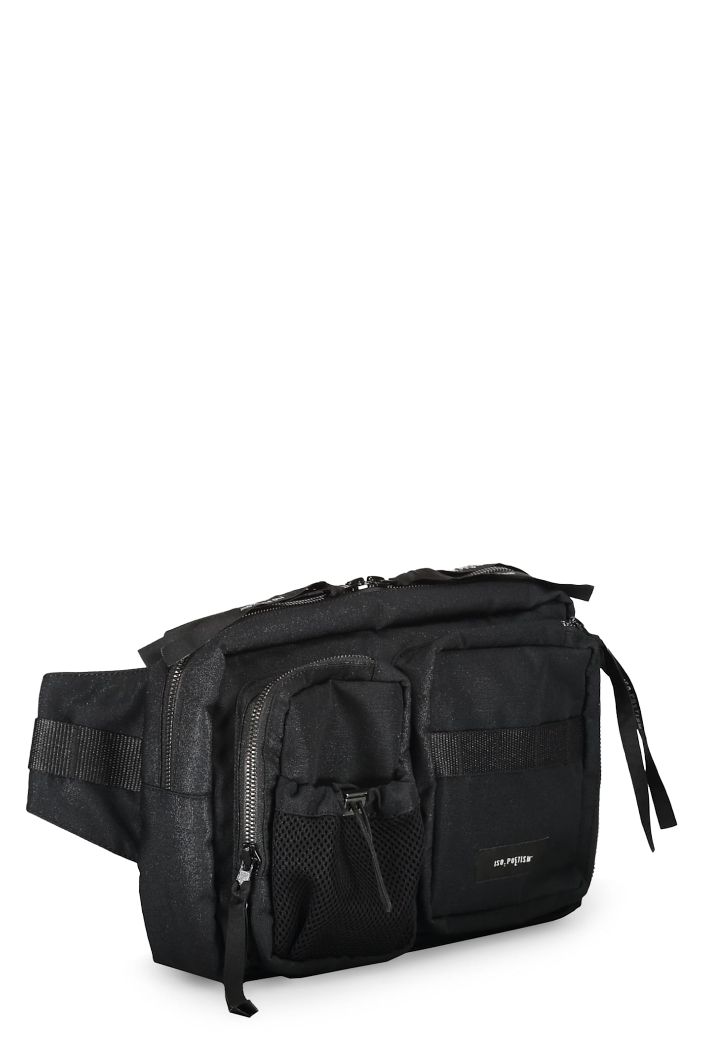 Iso.poetism Technical Fabric Belt Bag In Black