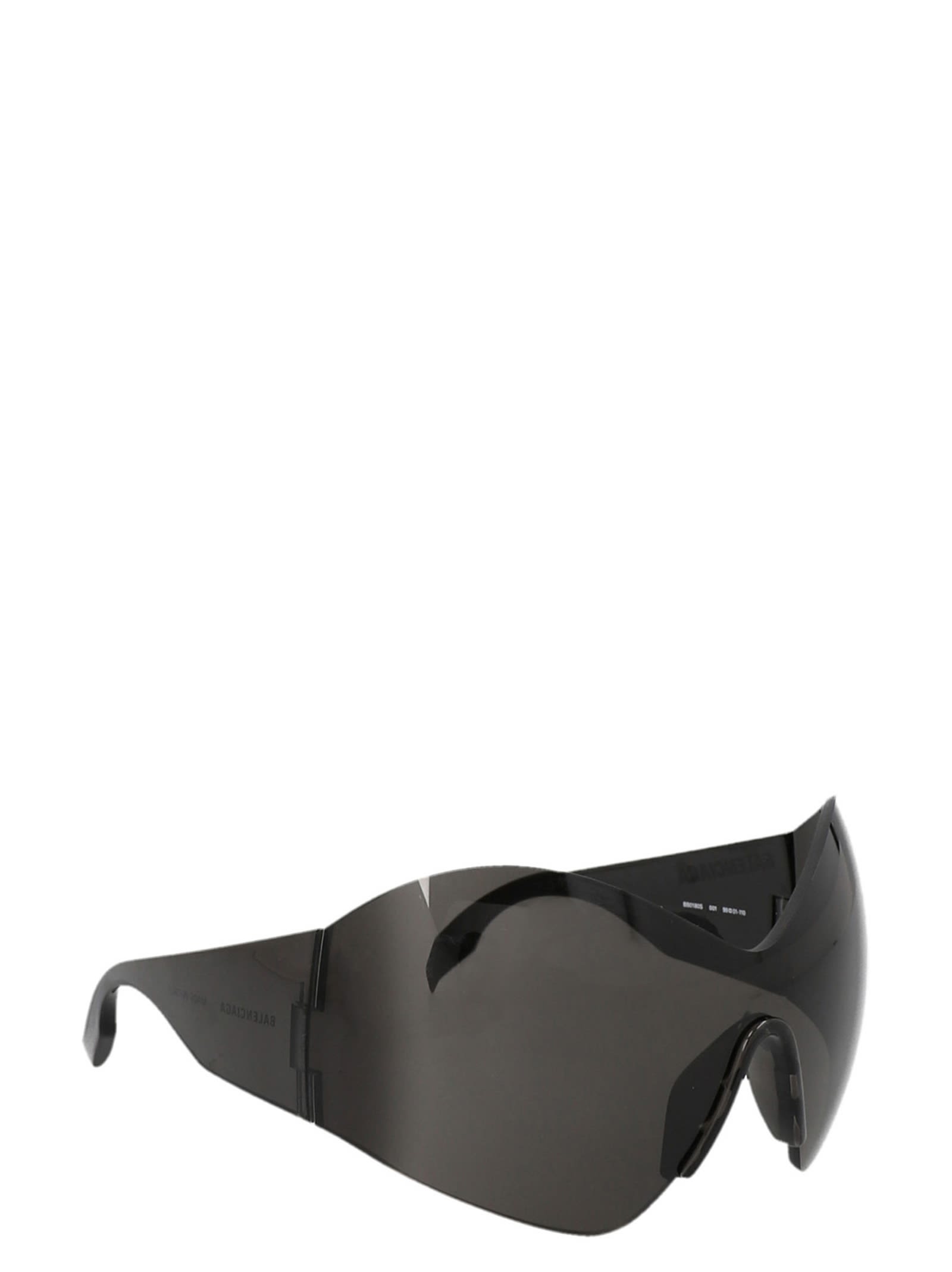 Shop Balenciaga Mask Butterfly Sunglasses In Black