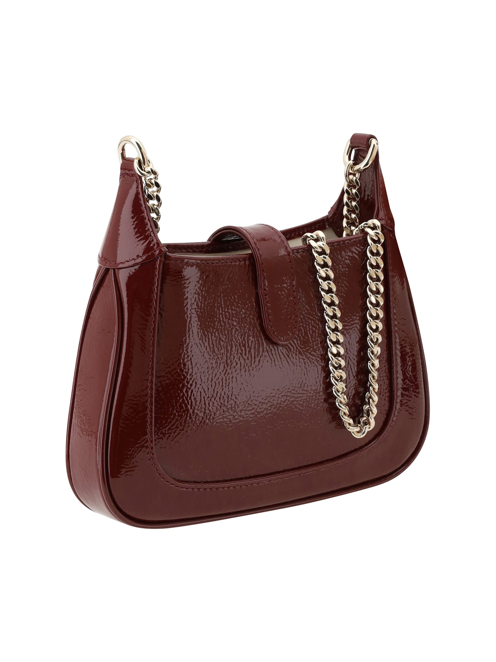 Gucci Jackie Notte Mini Leather Shoulder Bag In 6207