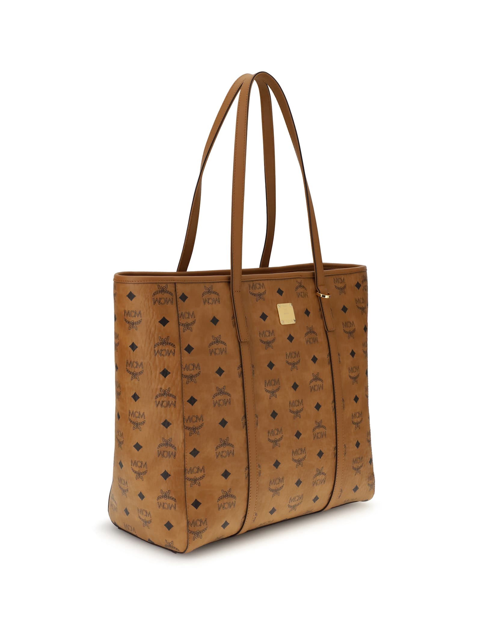 Mcm Logo-print Tote Bag