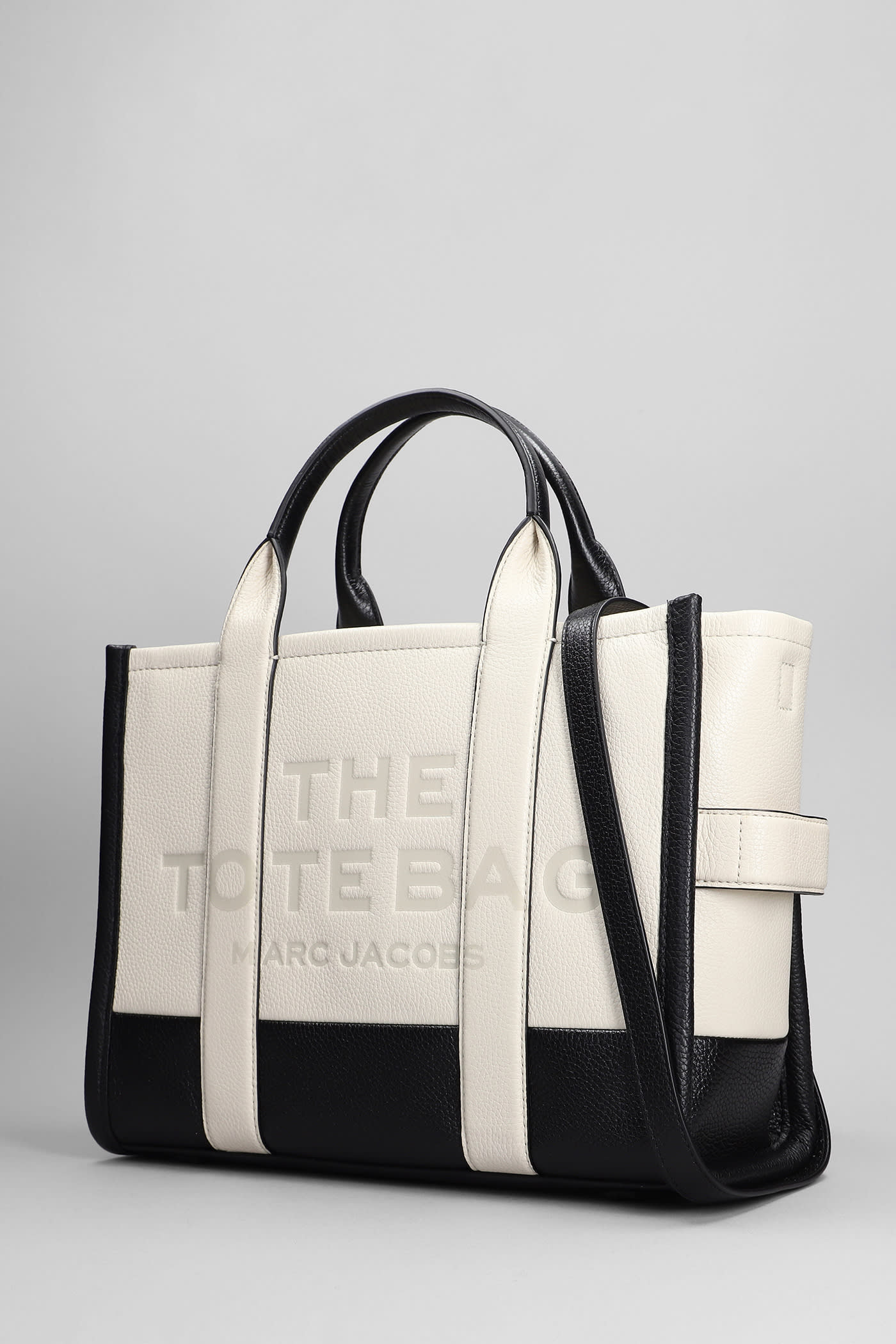 Shop Marc Jacobs Tote In White Leather