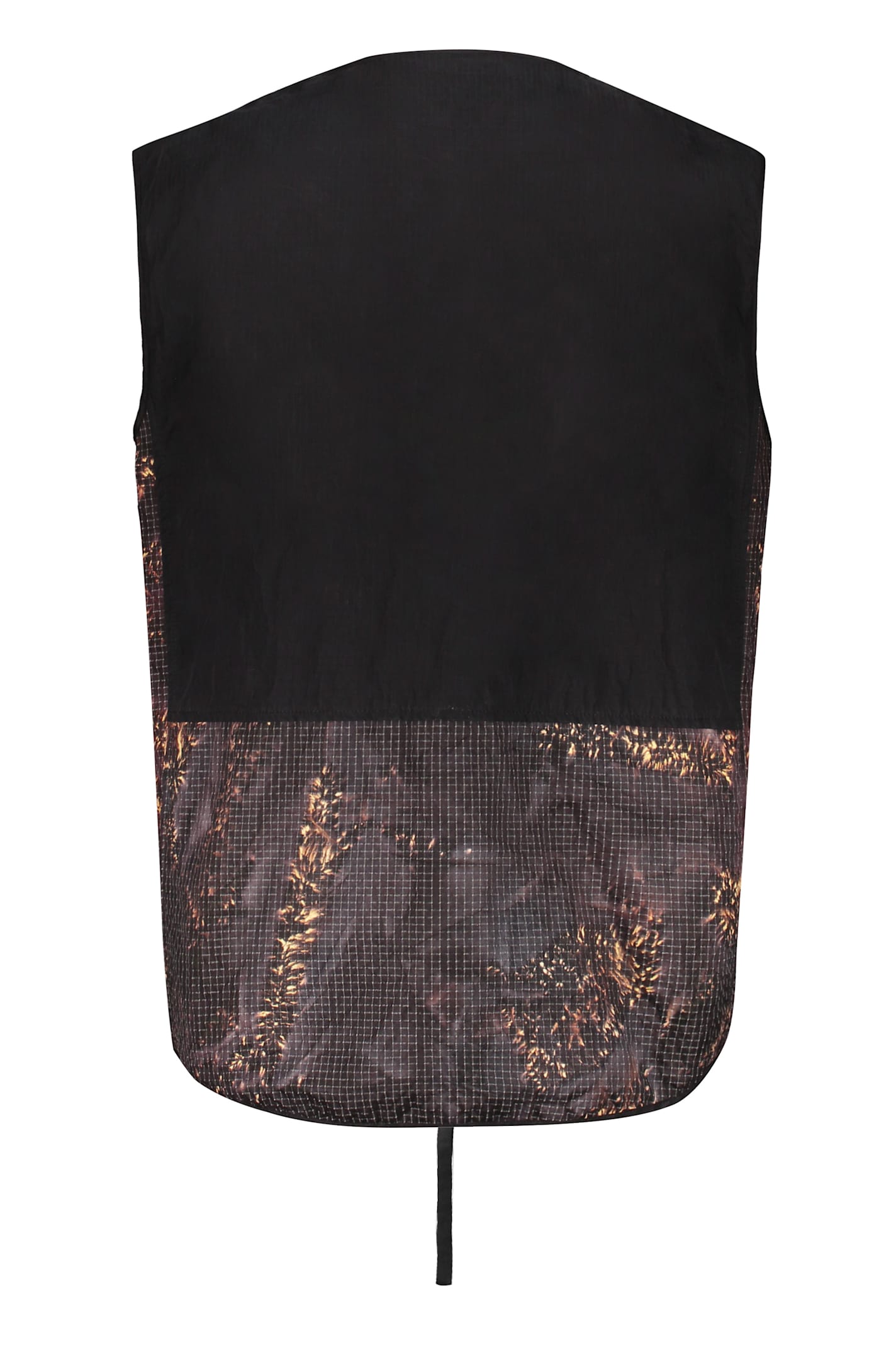 Iso.poetism Cotton-blend Vest In Black