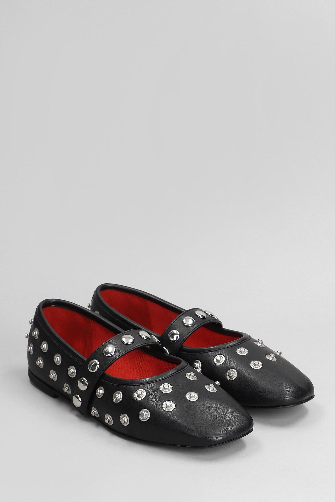 Shop Stella Mccartney Ryder Ballet Flats In Black Polyethylene