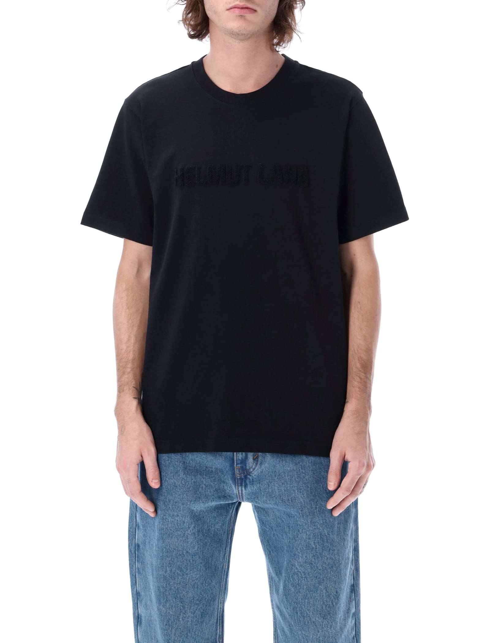 HELMUT LANG FLOCKED T-SHIRT