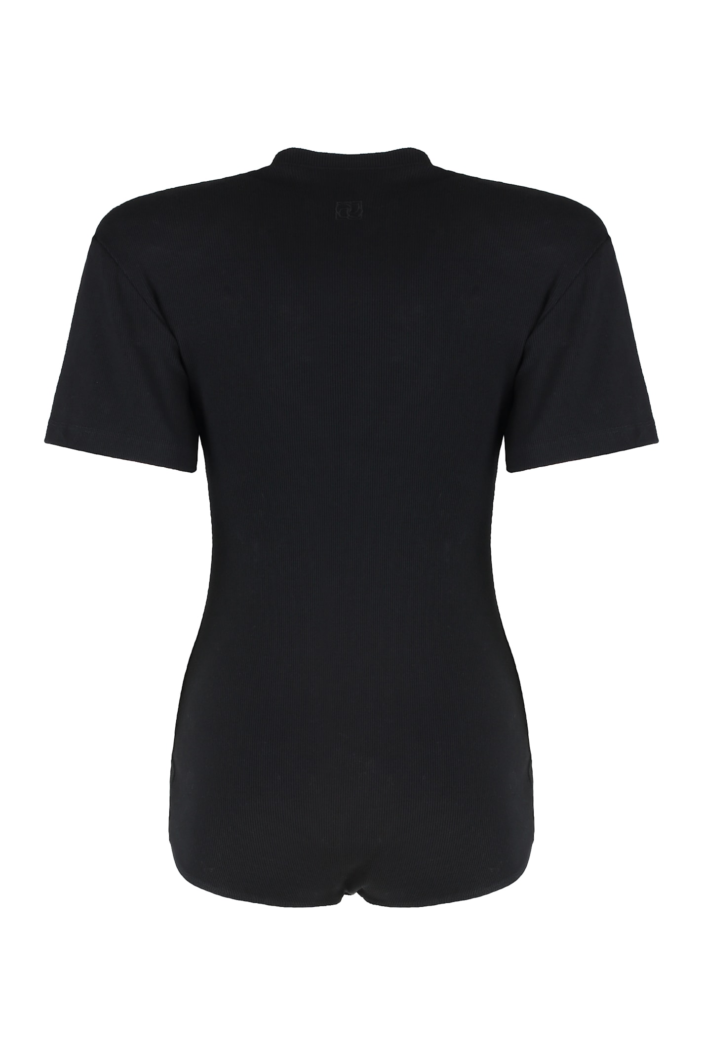 Magda Butrym Stretch Cotton Bodysuit In Black