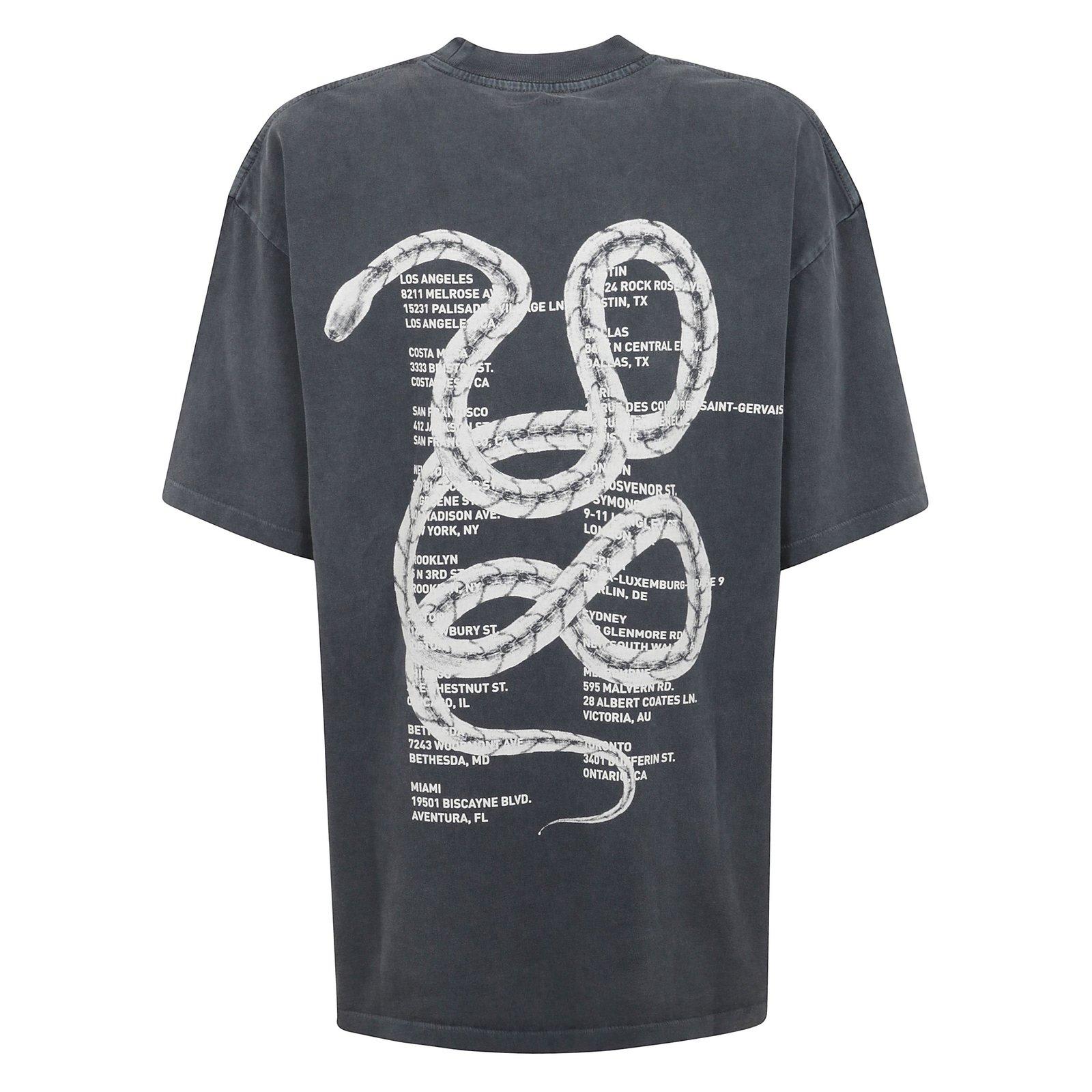 ANINE BING KENT GRAPHIC PRINTED T-SHIRT