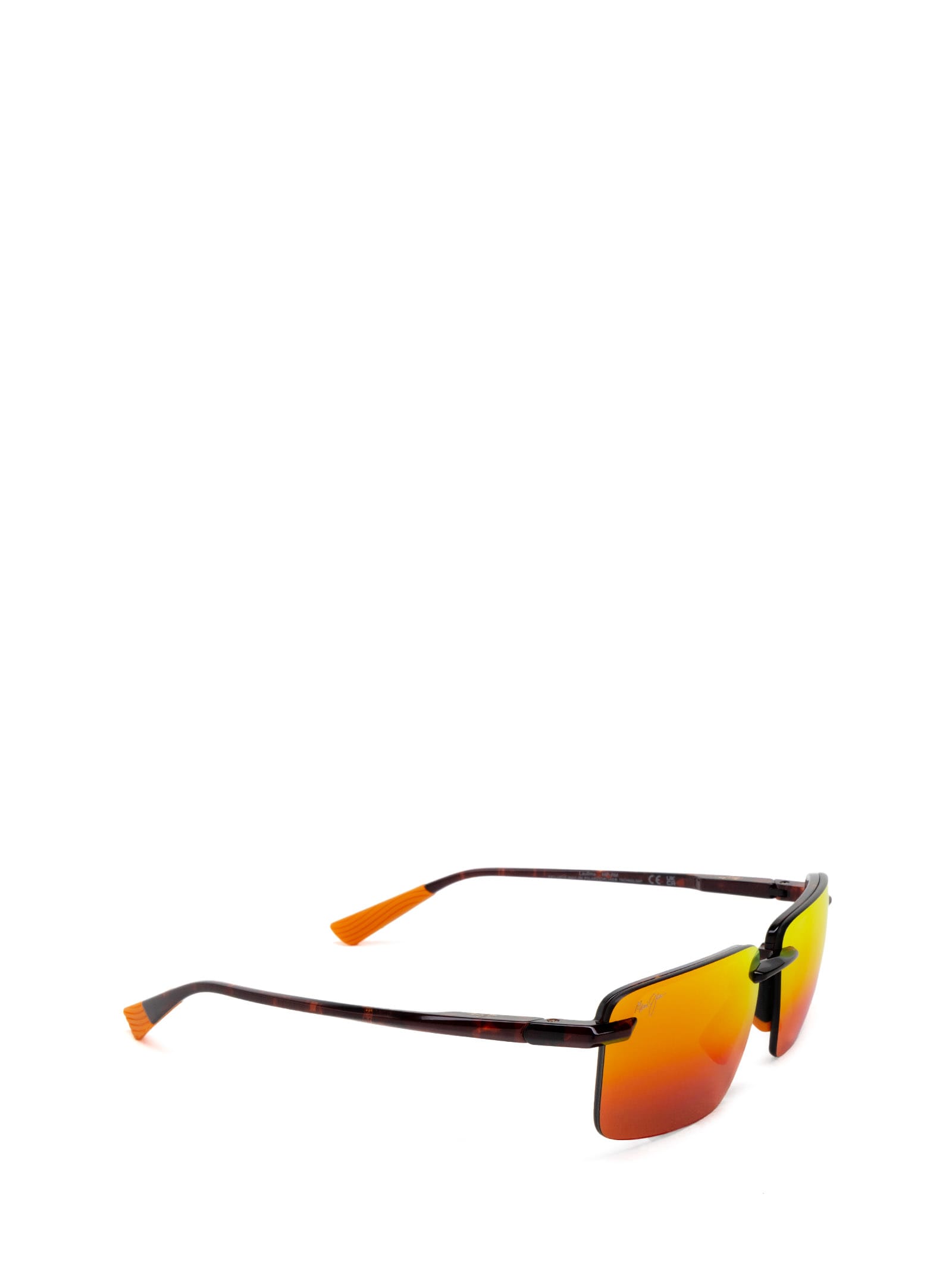 Shop Maui Jim Mj626 Shiny Reddish Sunglasses
