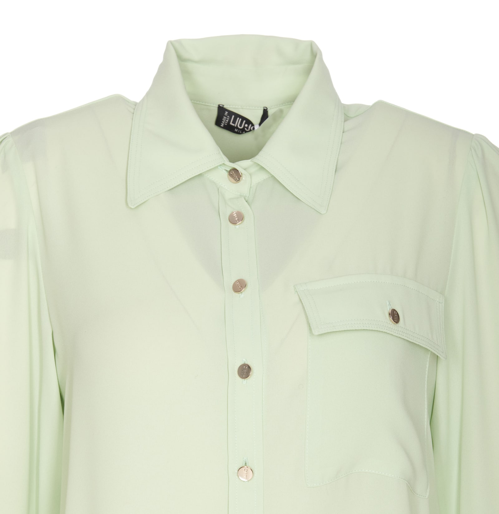 Shop Liu •jo Shirt In Green