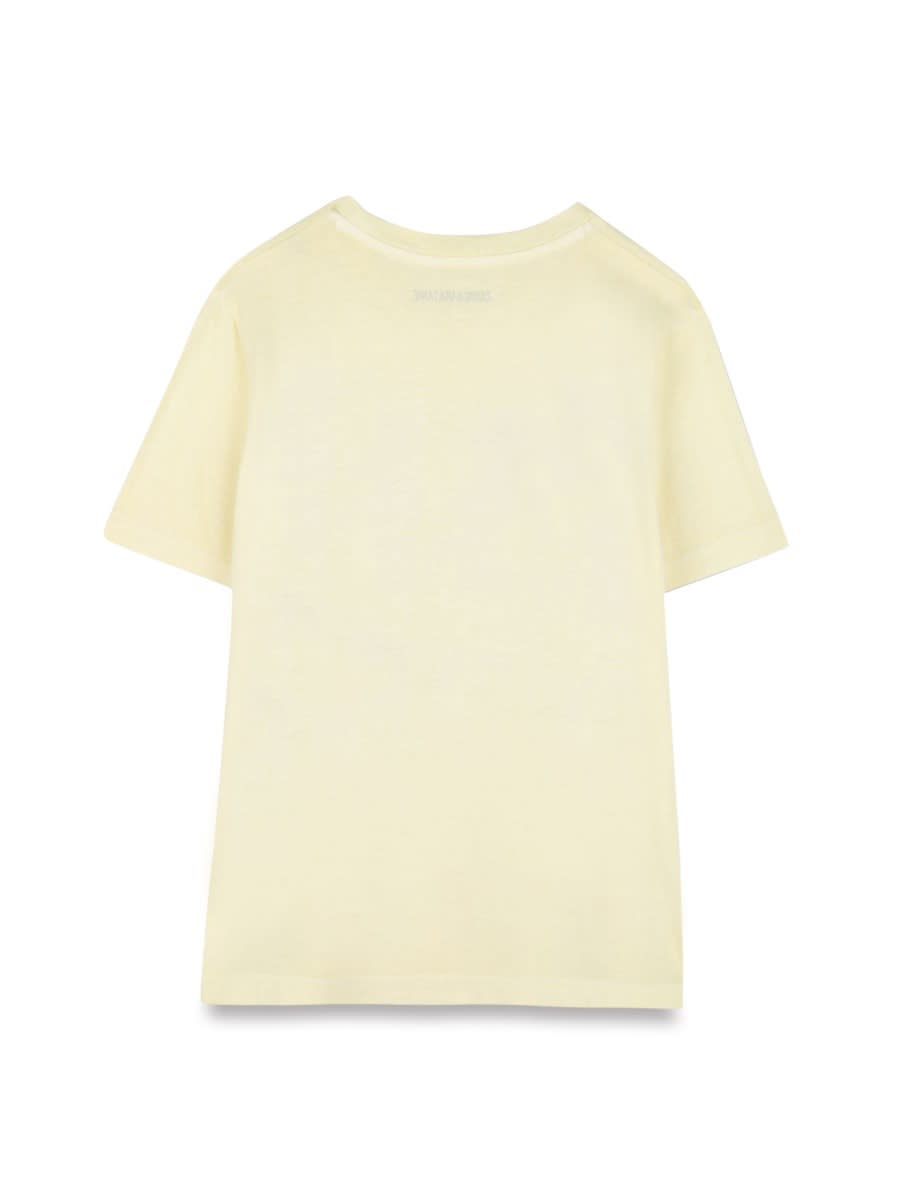 Zadig & Voltaire T-shirt In Yellow