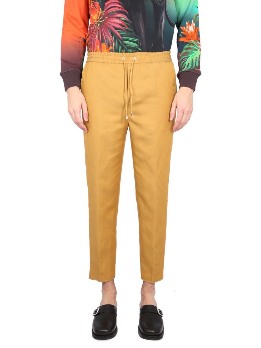 Etro York Pants In Yellow