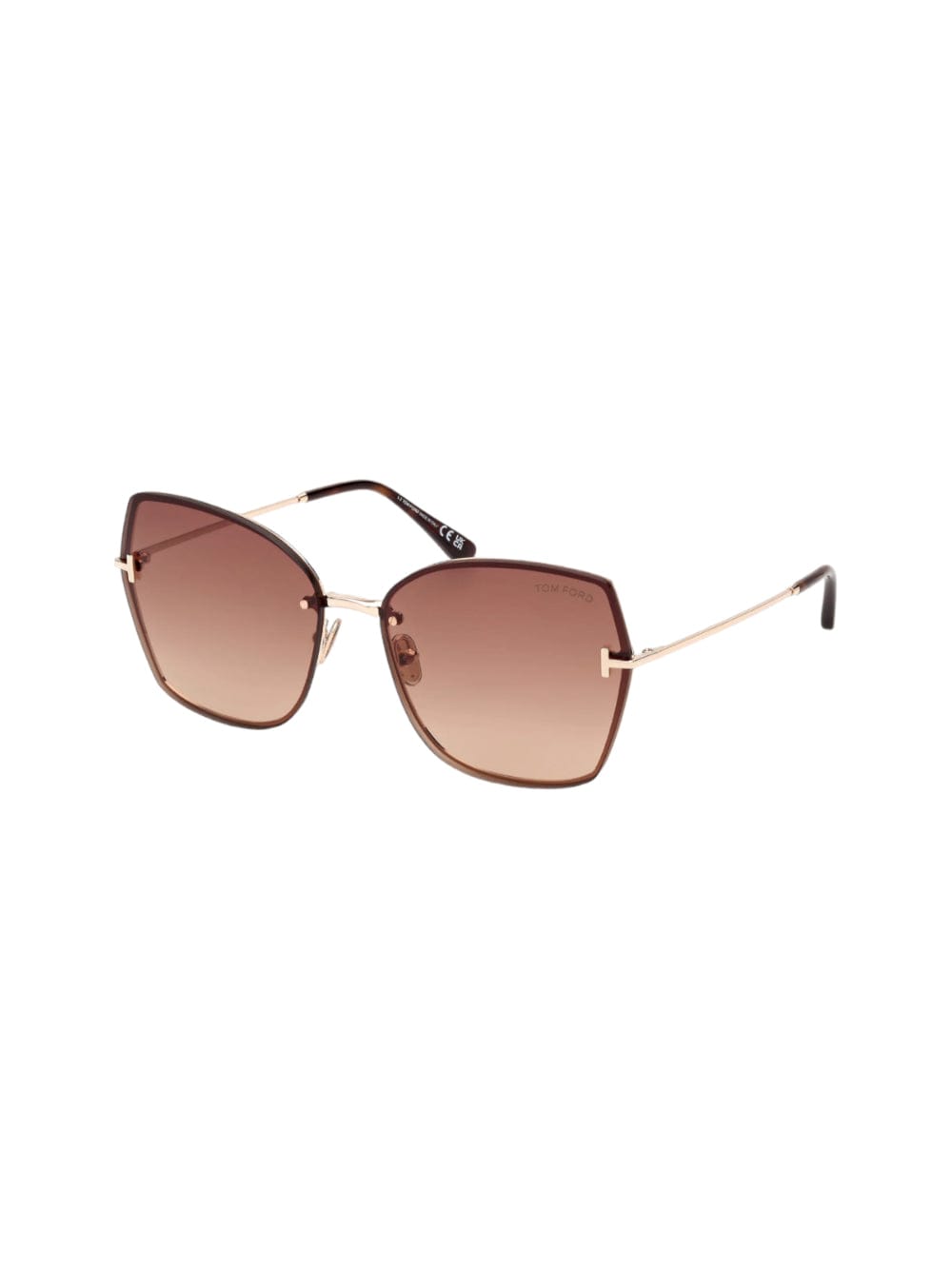 Tom Ford Nickie - Ft 1107 /s Sunglasses In Brown