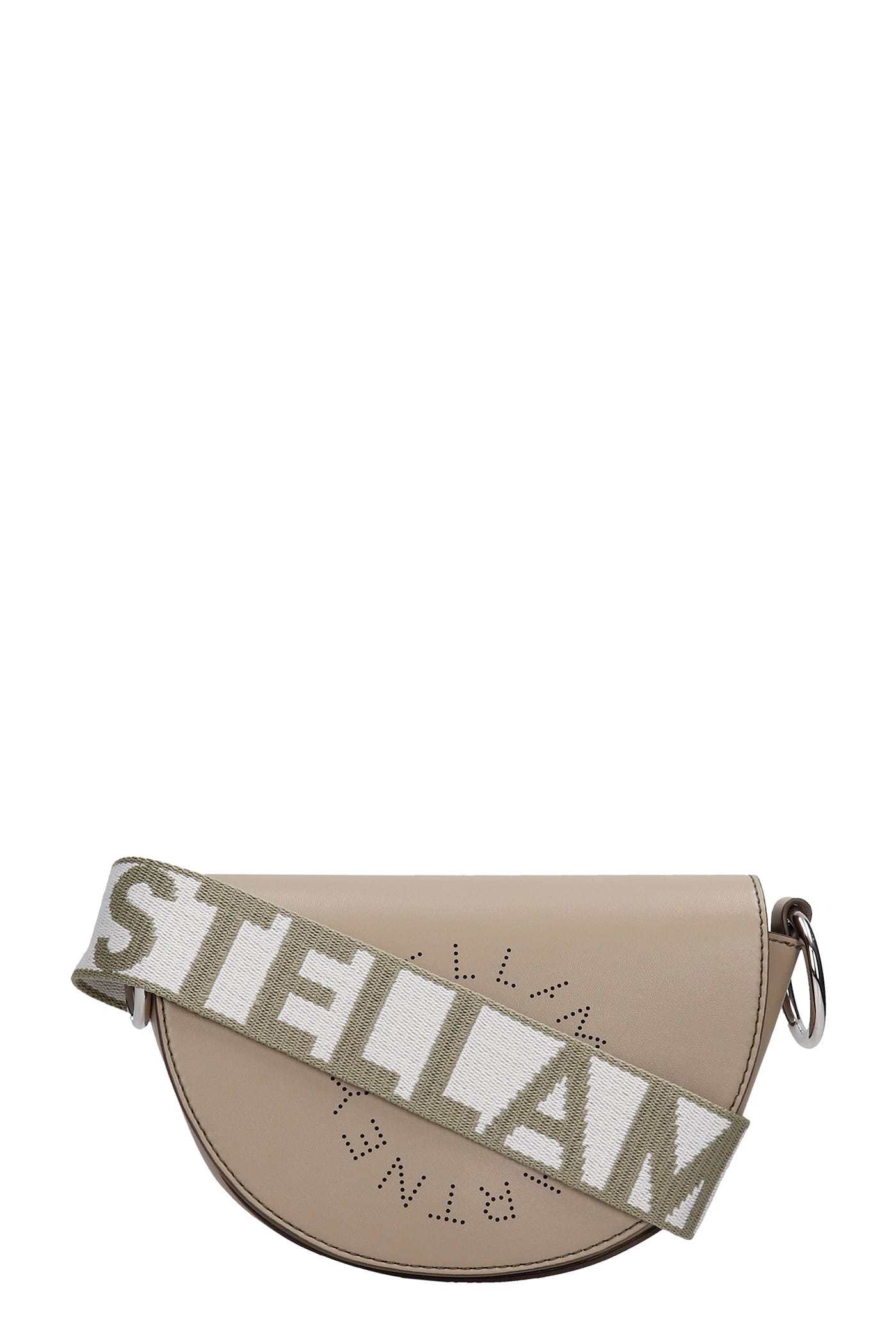 Stella McCartney Shoulder Bag In Taupe Polyester