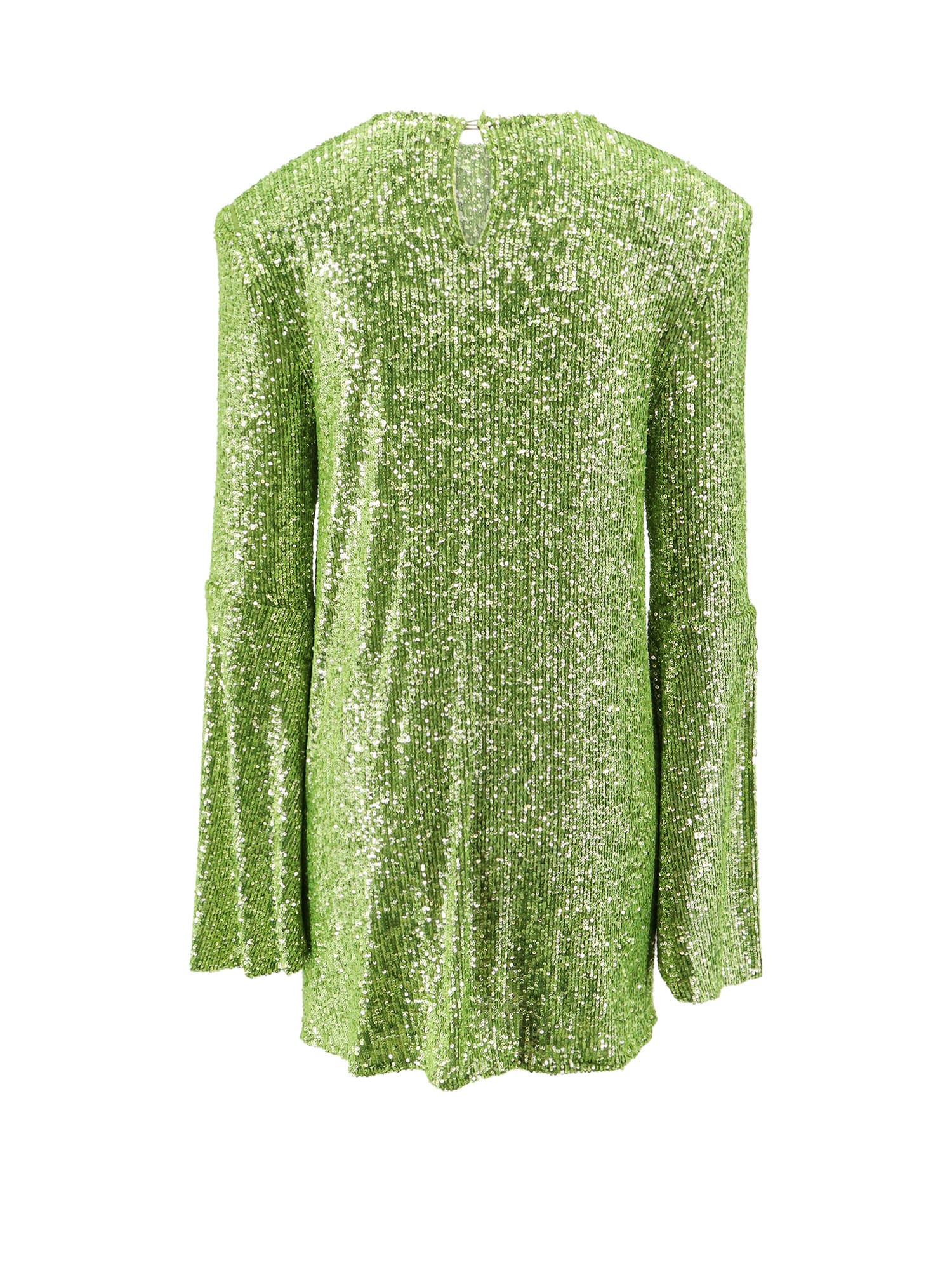 Shop Nervi Crystal Dress In Green