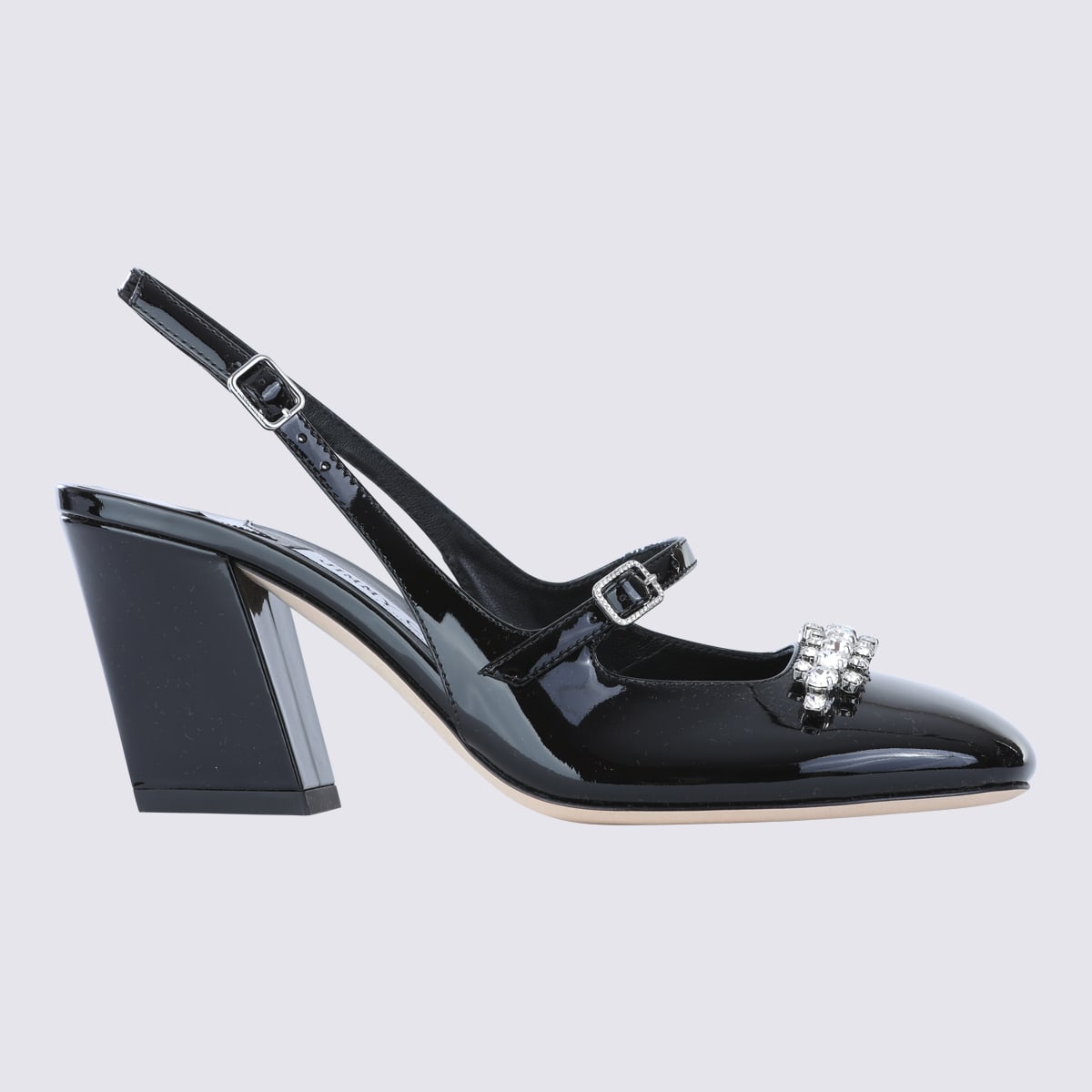 Jimmy Choo Black Leather Belinda Pumps In Black
