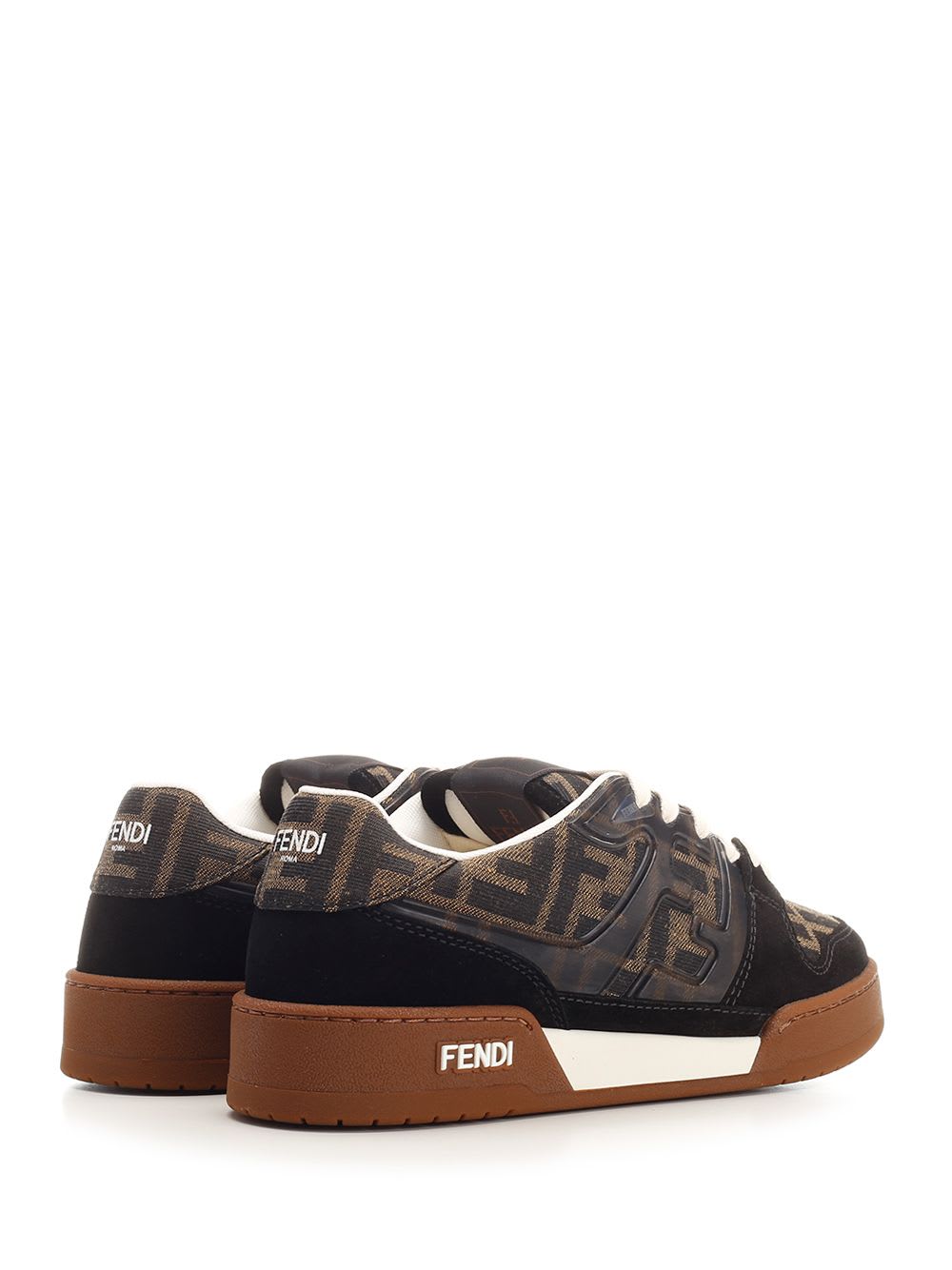 Shop Fendi Match Sneakers In Multicolor