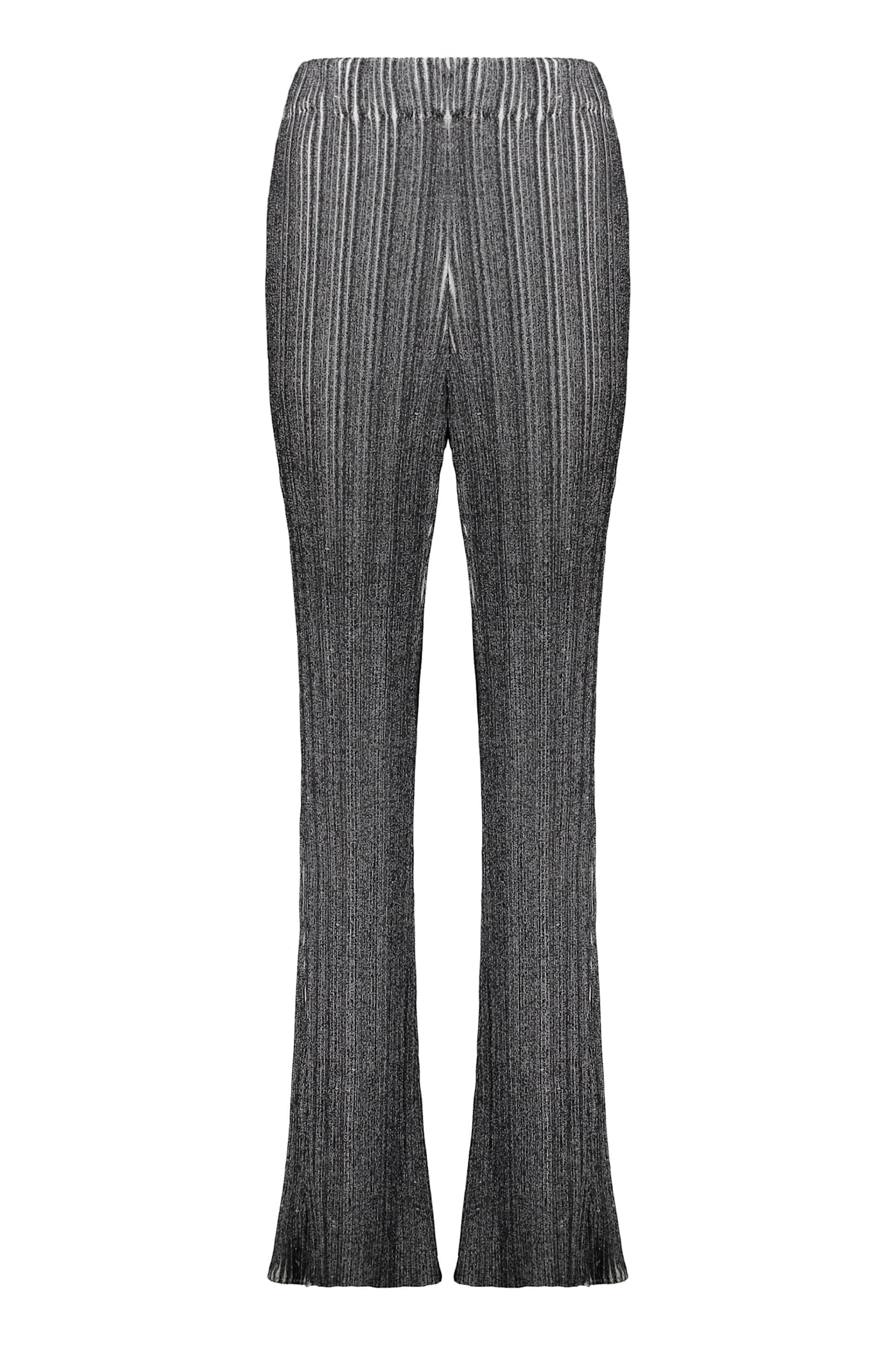 Shop Ellery Flared Trousers In Grey