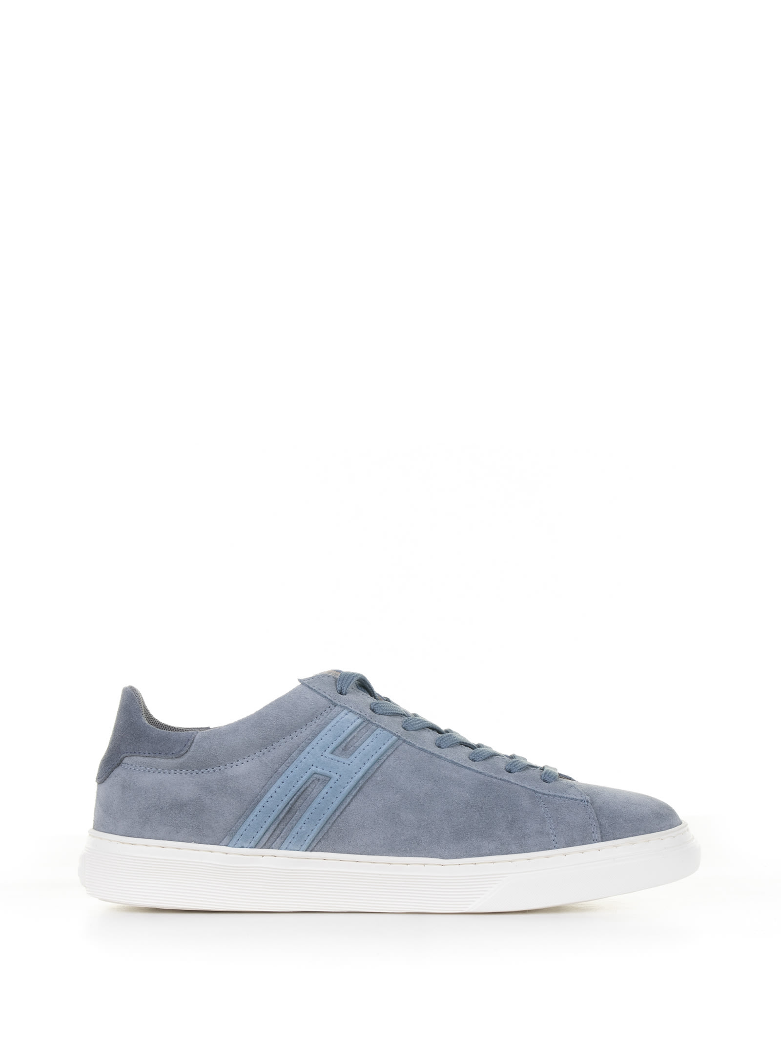 Shop Hogan H365 Light Blue Sneakers In Azzurro