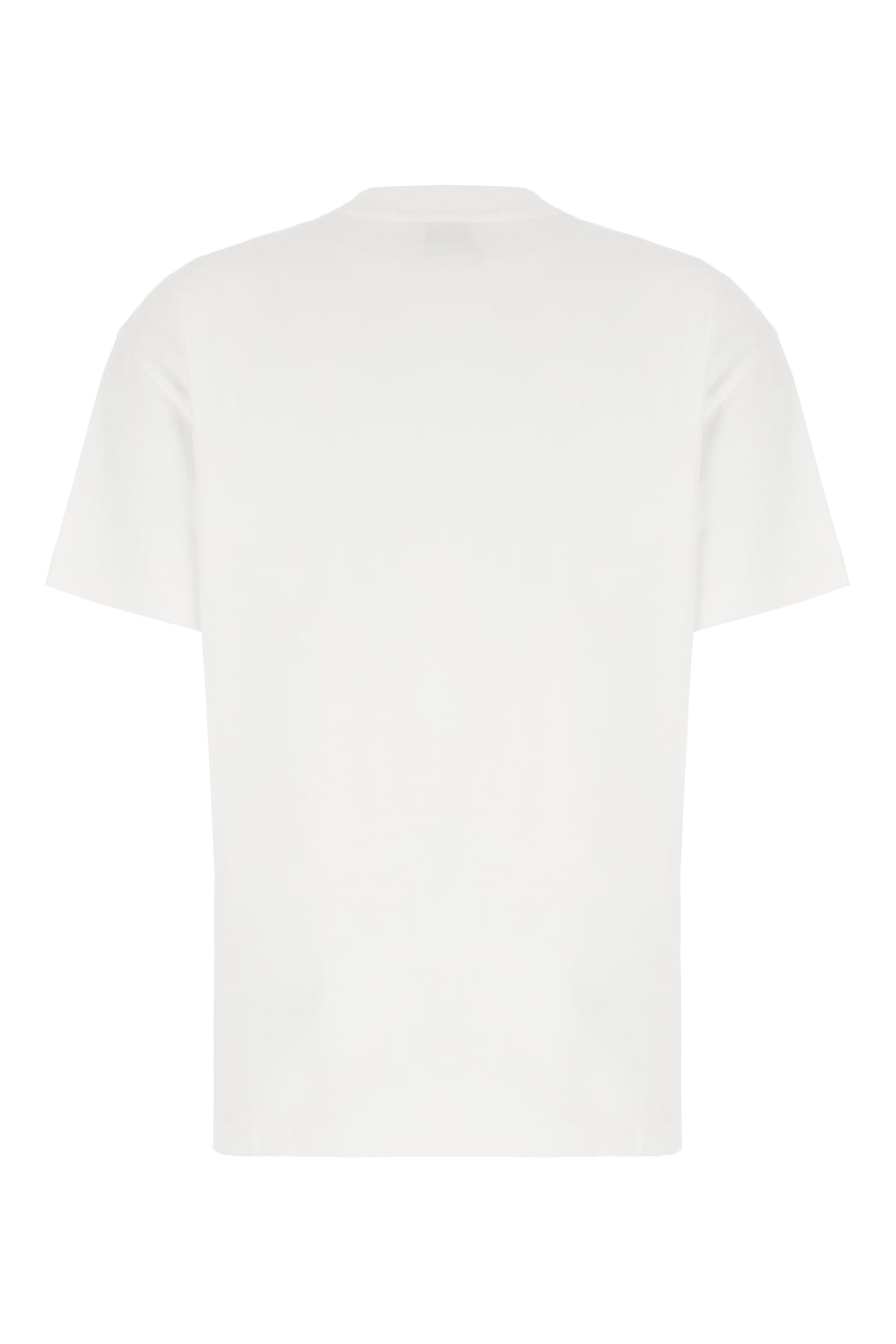 Shop Off-white White Cotton Oversize T-shirt In White Black