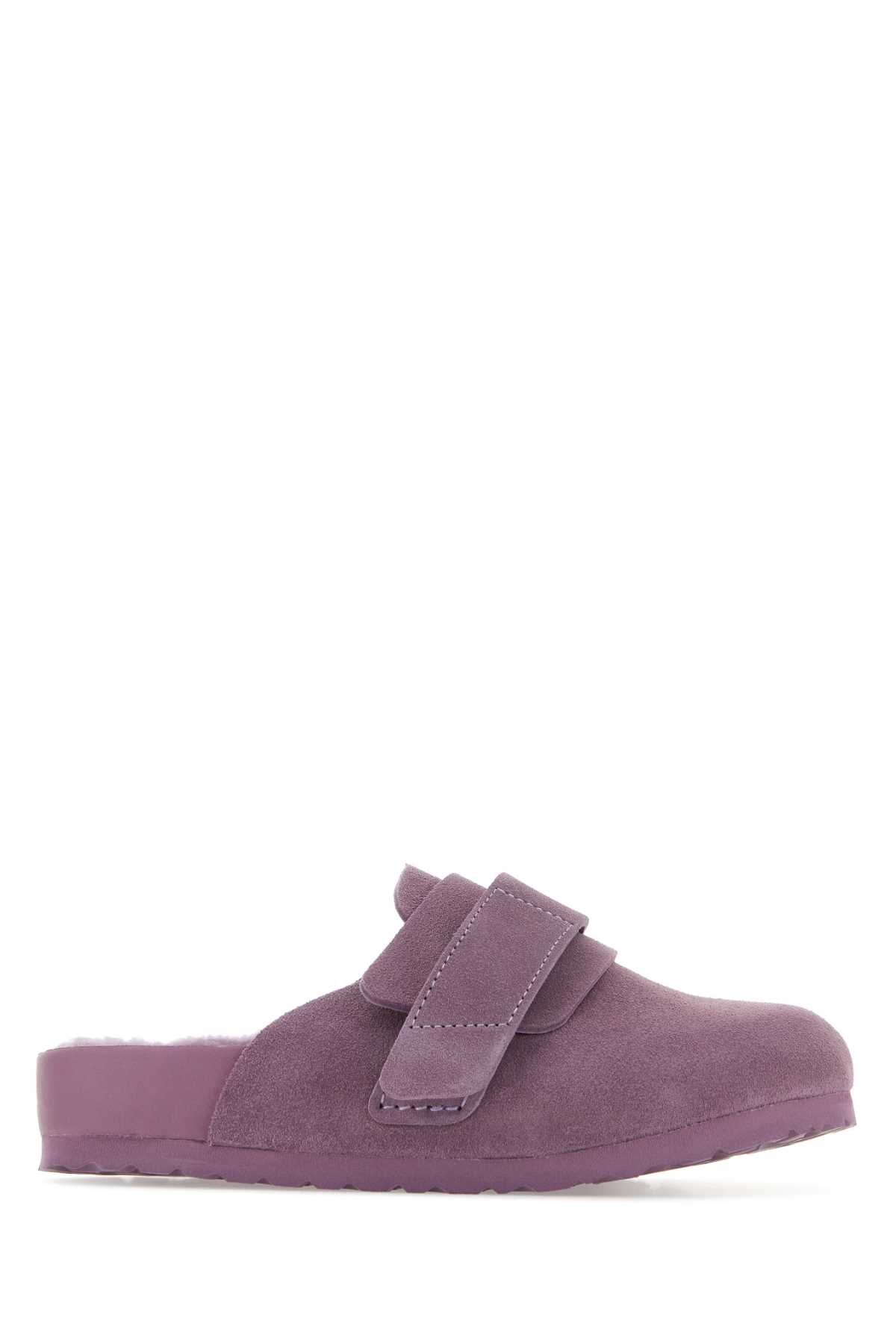 Purple Suede Birkenstock X Tekla Nagoya Slippers