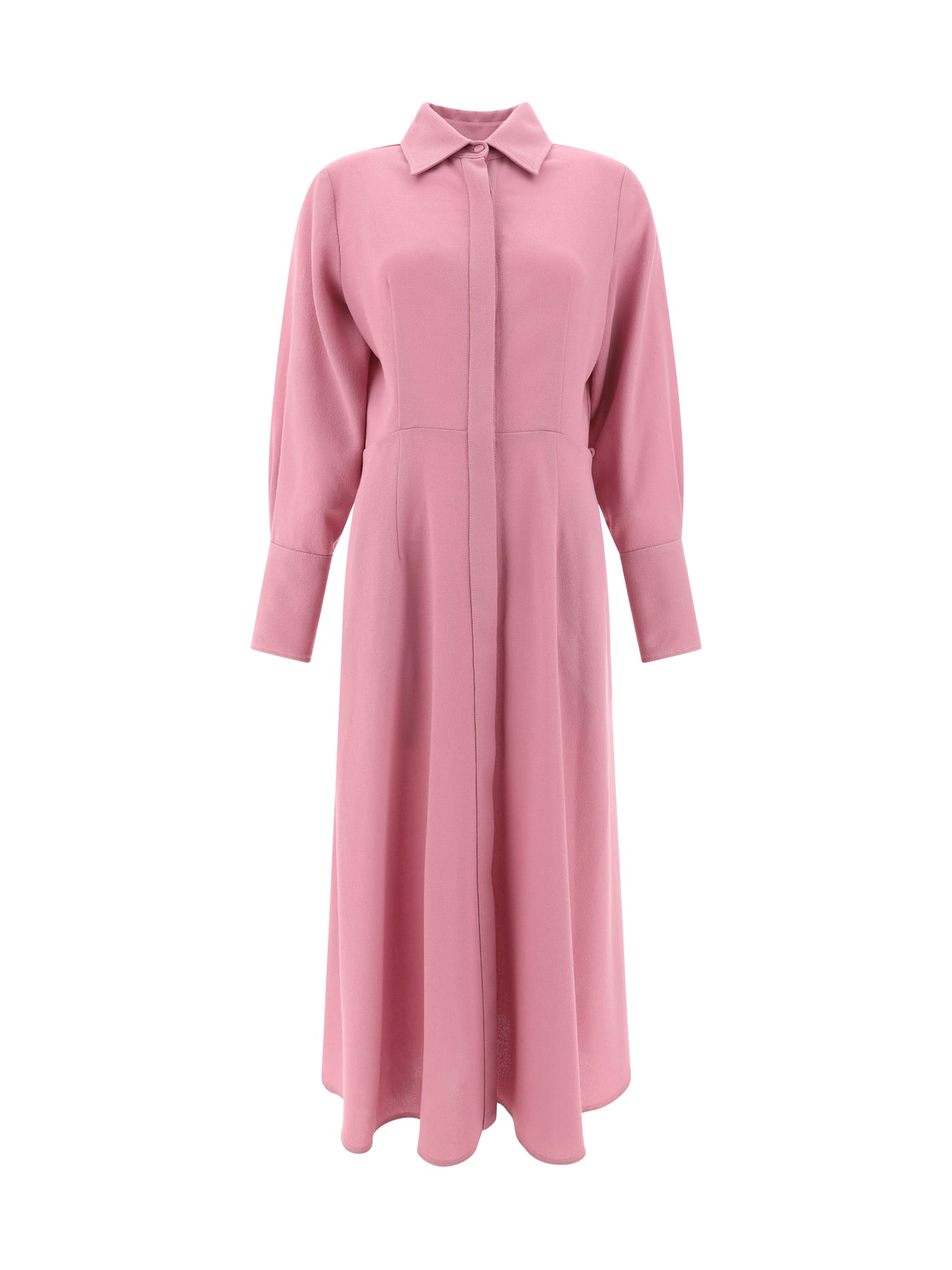 Shop Crida Milano Baldo Midi Dress In Rose