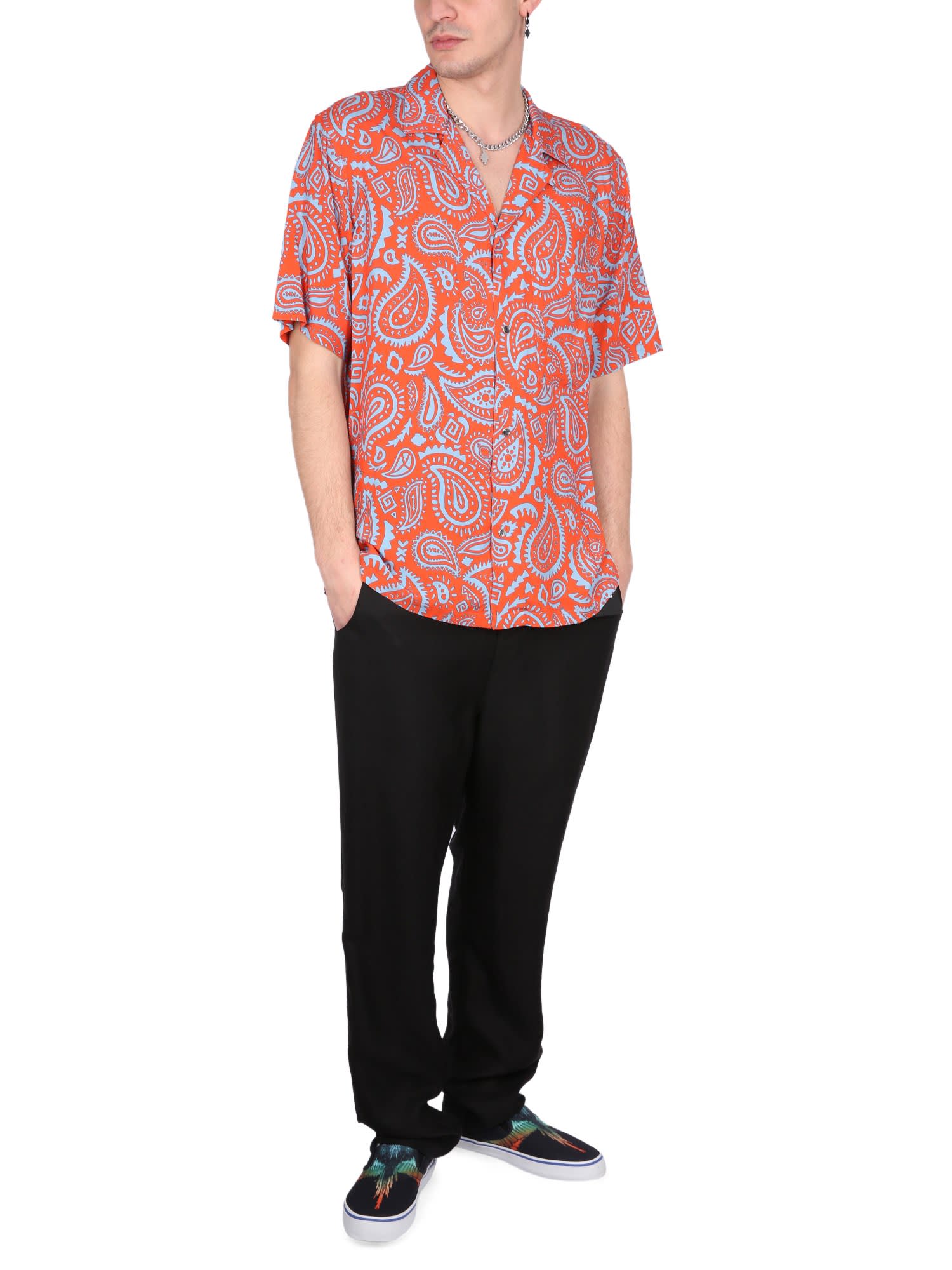 Marcelo Burlon Paisley Hawaii Shirt | Smart Closet