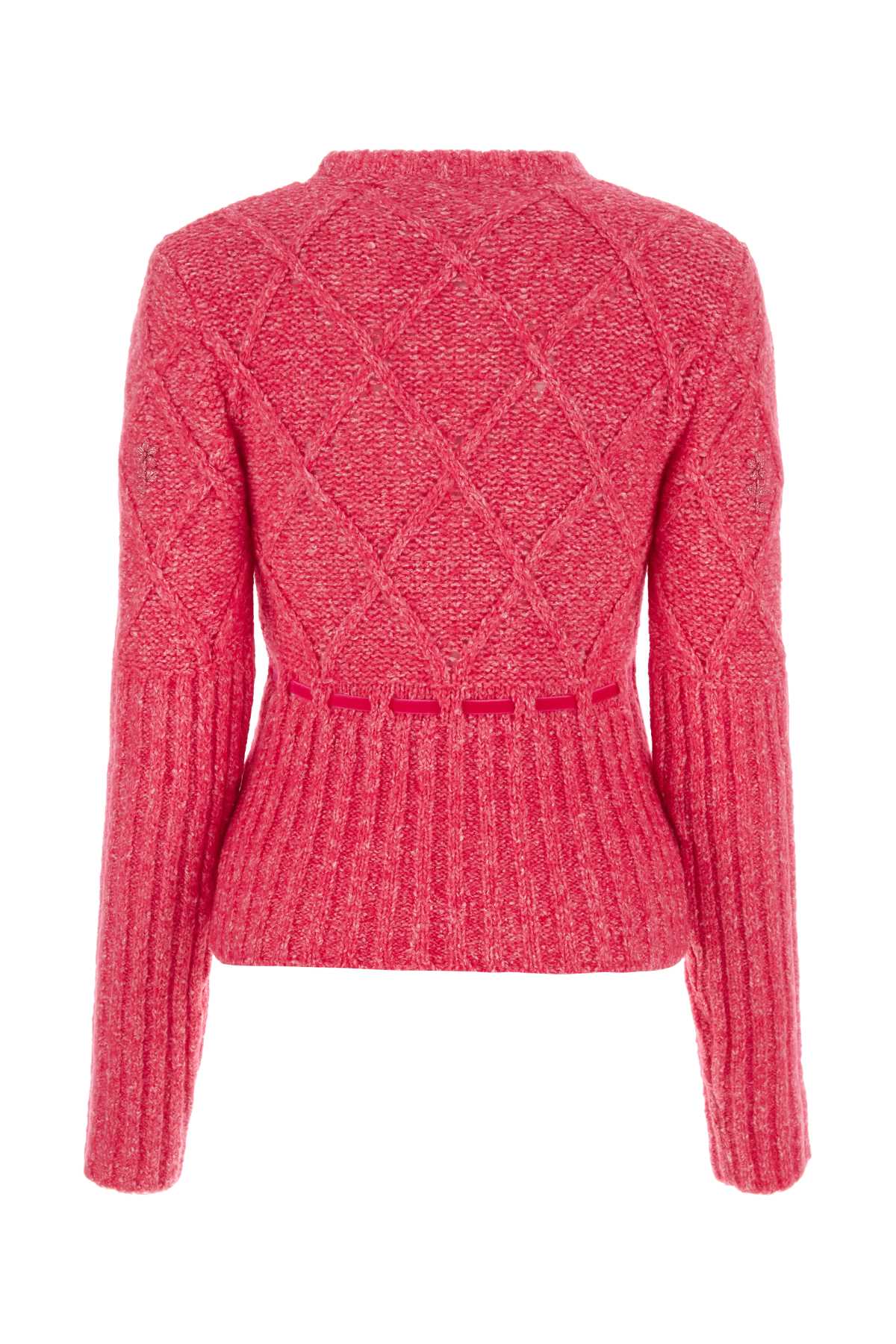 Cormio Fuchsia Wool Blend Sweater In Fuxia