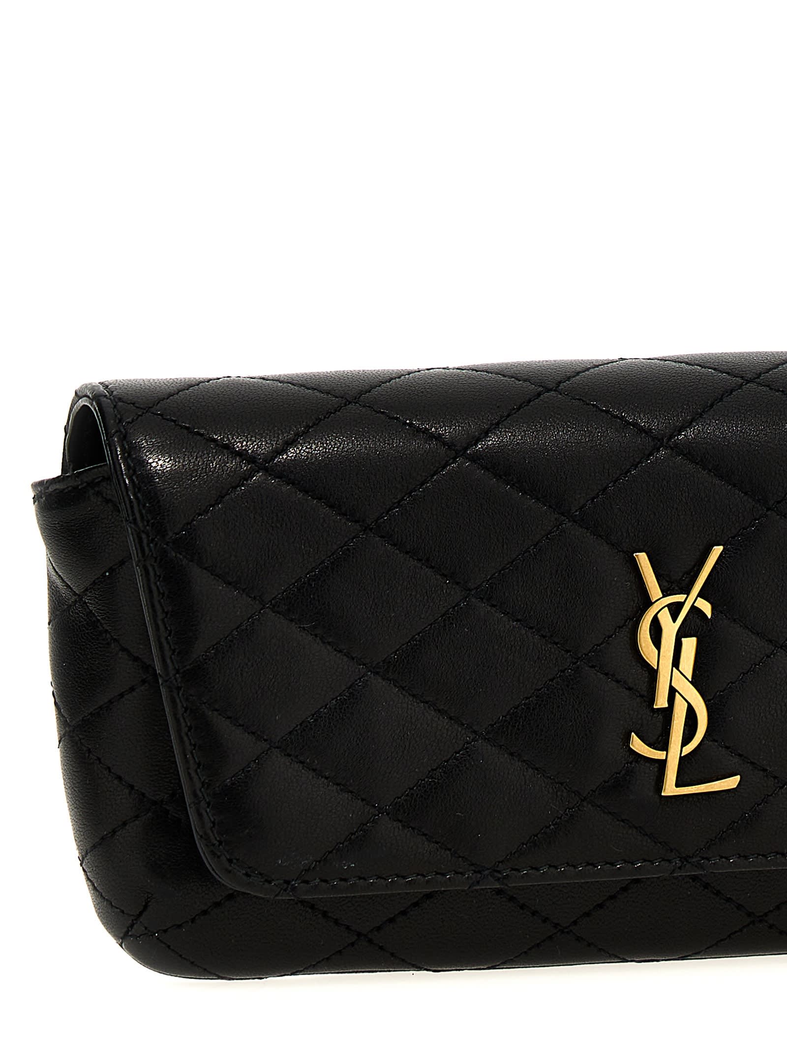 Saint Laurent Sintra Sport Crossbody Bag In Black