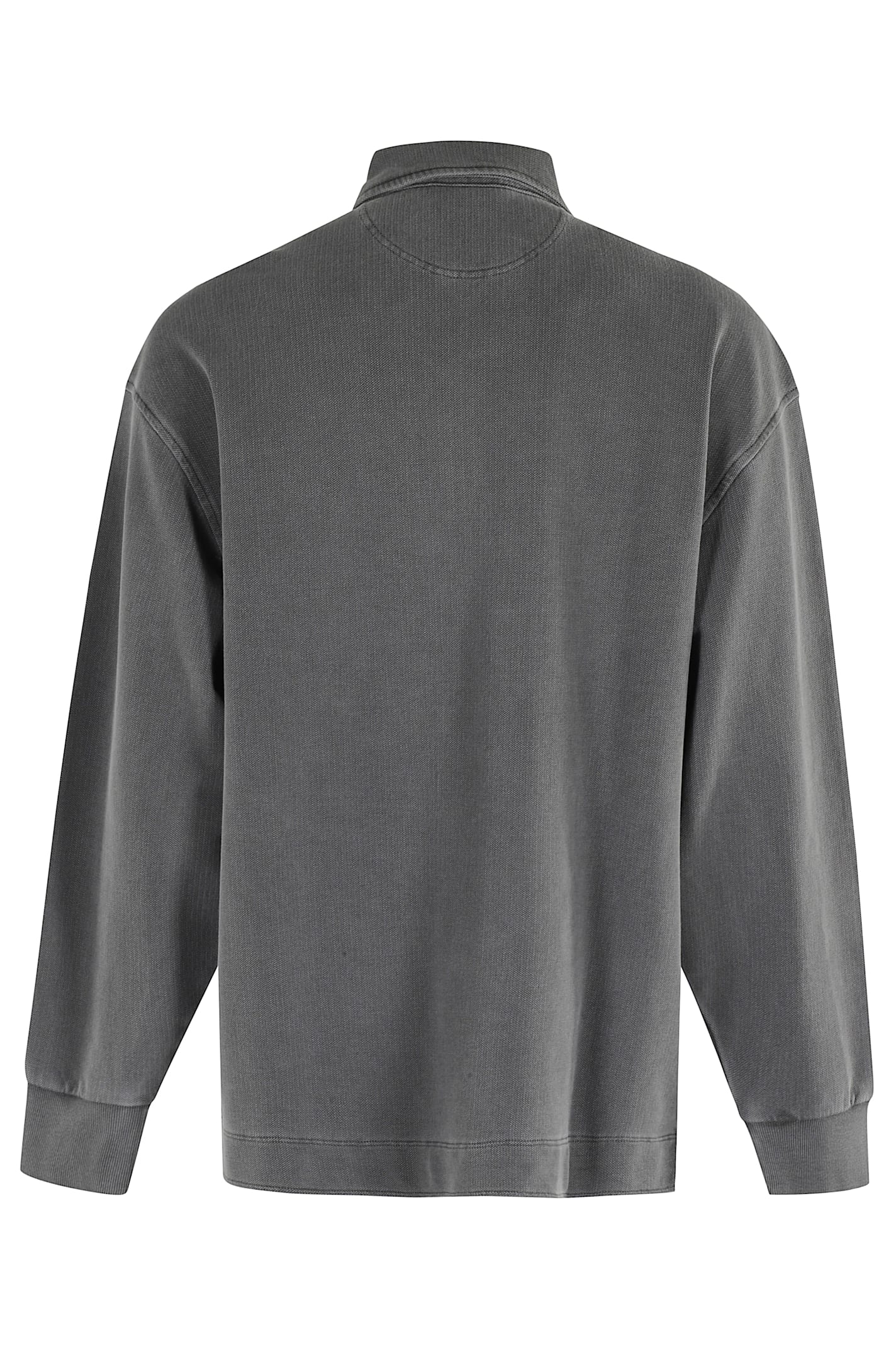 Carhartt Embroidered Script Sweatshirt Ribbed Cuffs In Gray