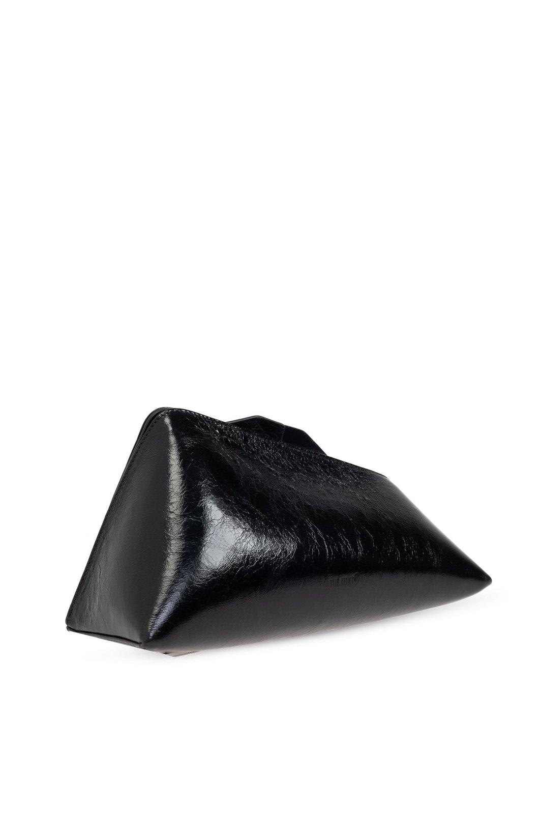 Shop Attico 8.30 Pm Clutch Bag In Black