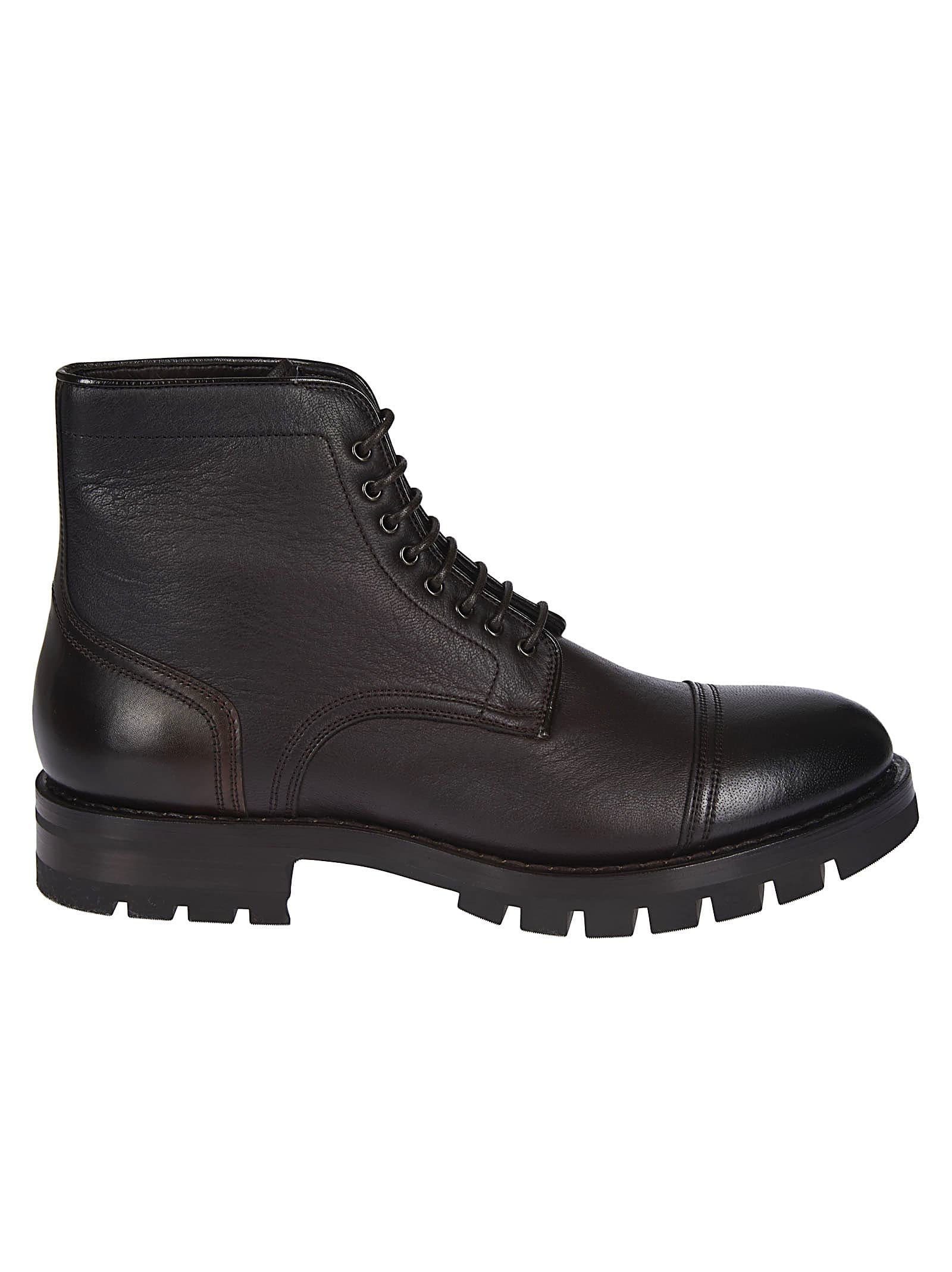 Santoni Classic Laced-up Boots