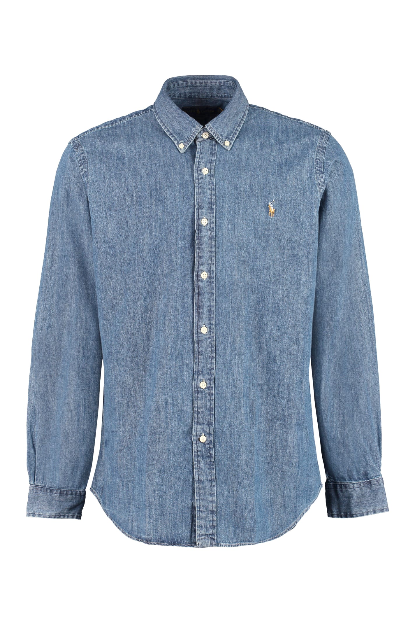 Ralph Lauren Denim Shirt In Blue