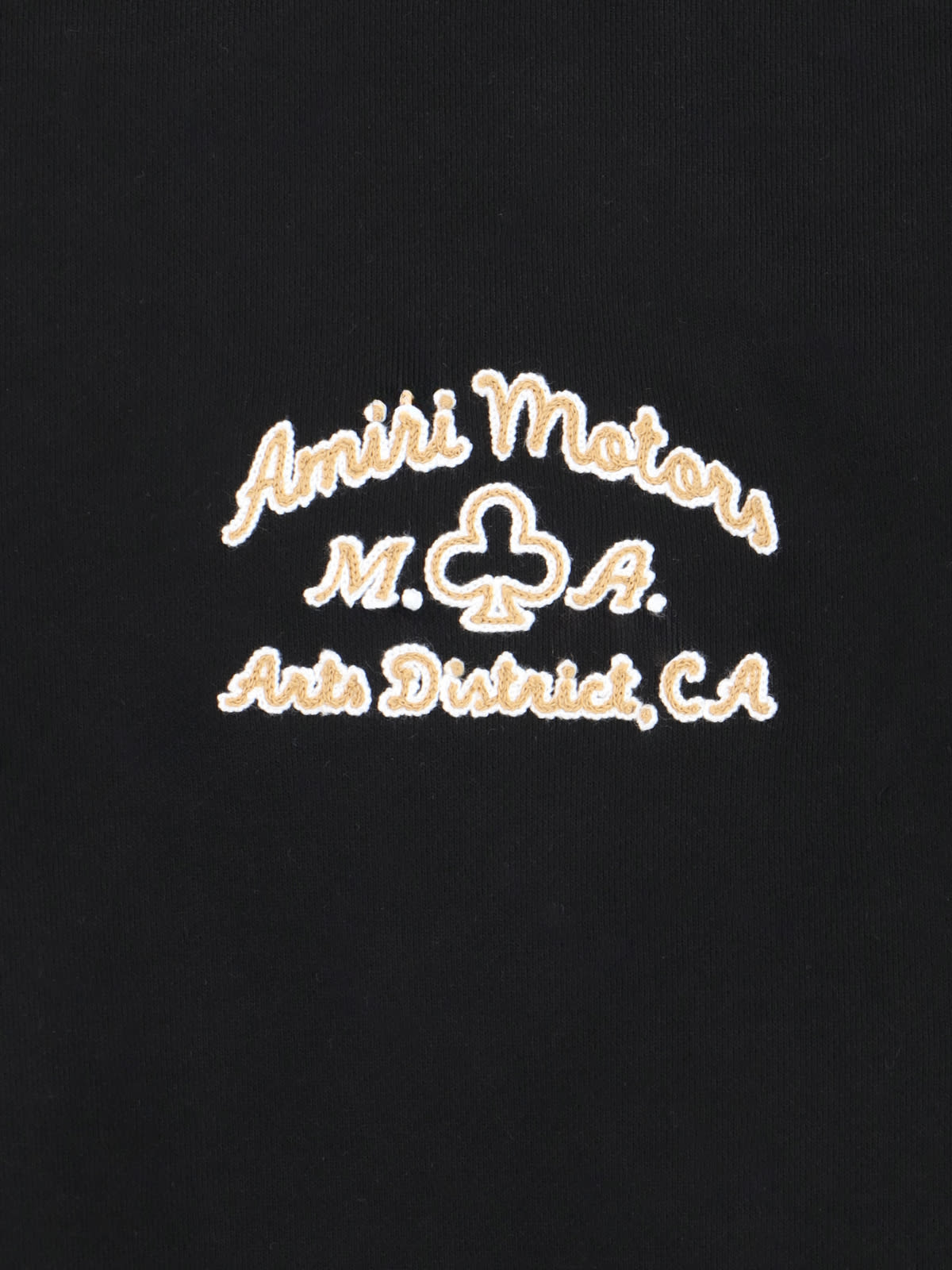 Shop Amiri Logo Crewneck Sweatshirt In Black