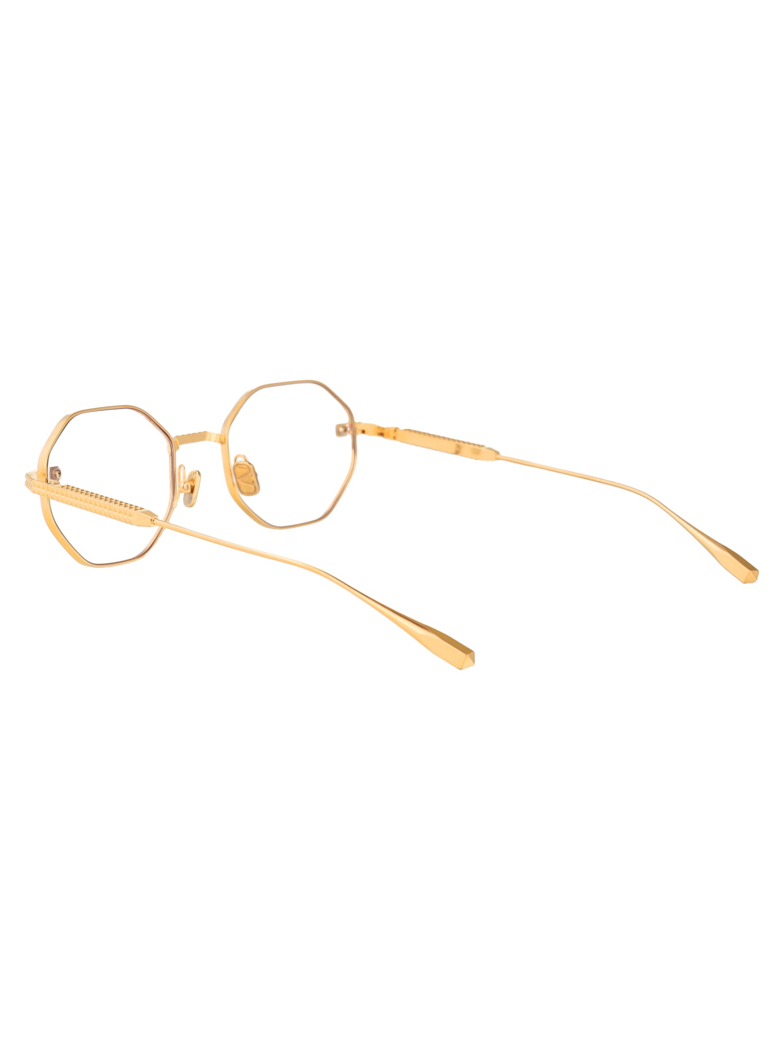 Valentino V-stud Glasses In 122c-gld