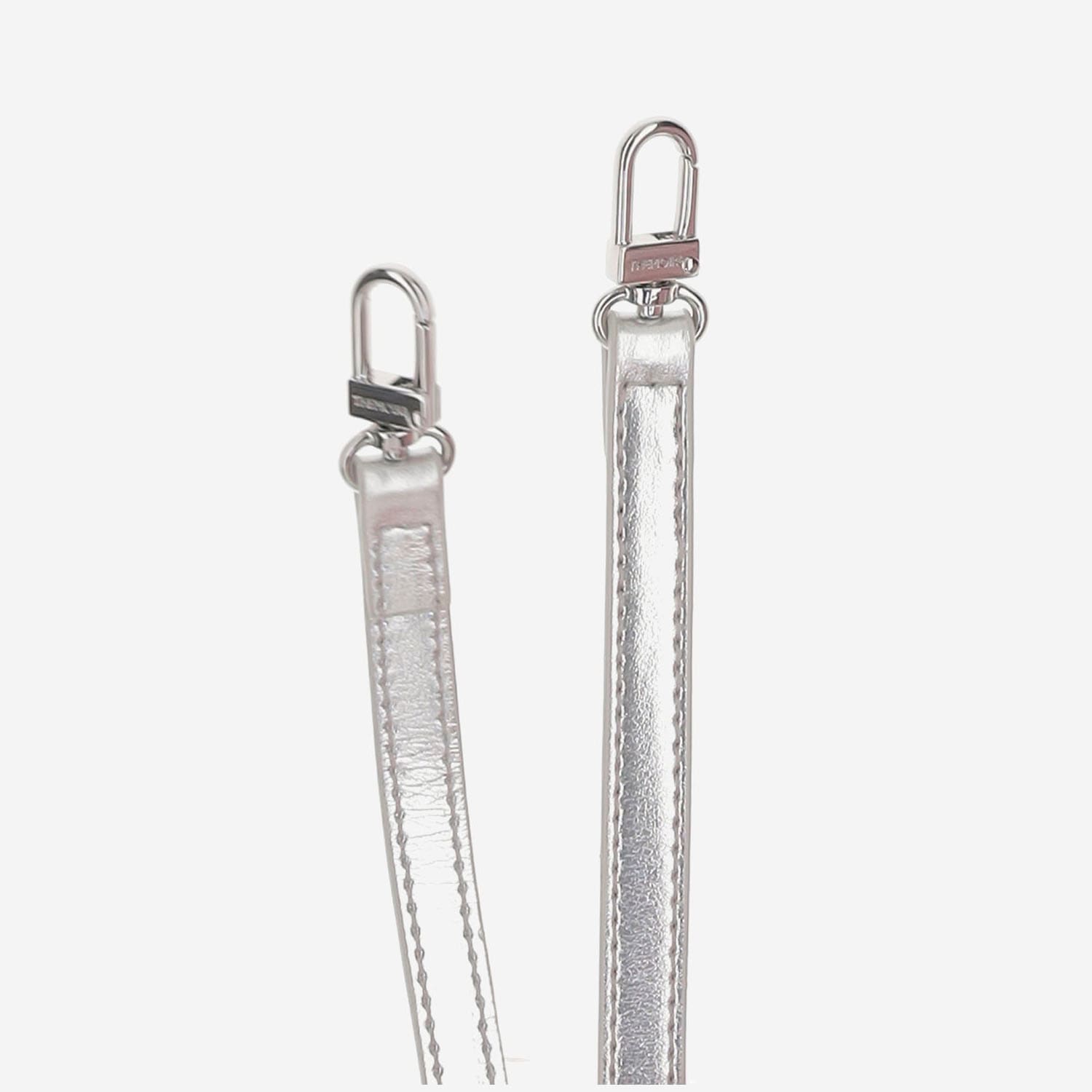 Themoirè Gea Bag With Woven Pattern In Silver