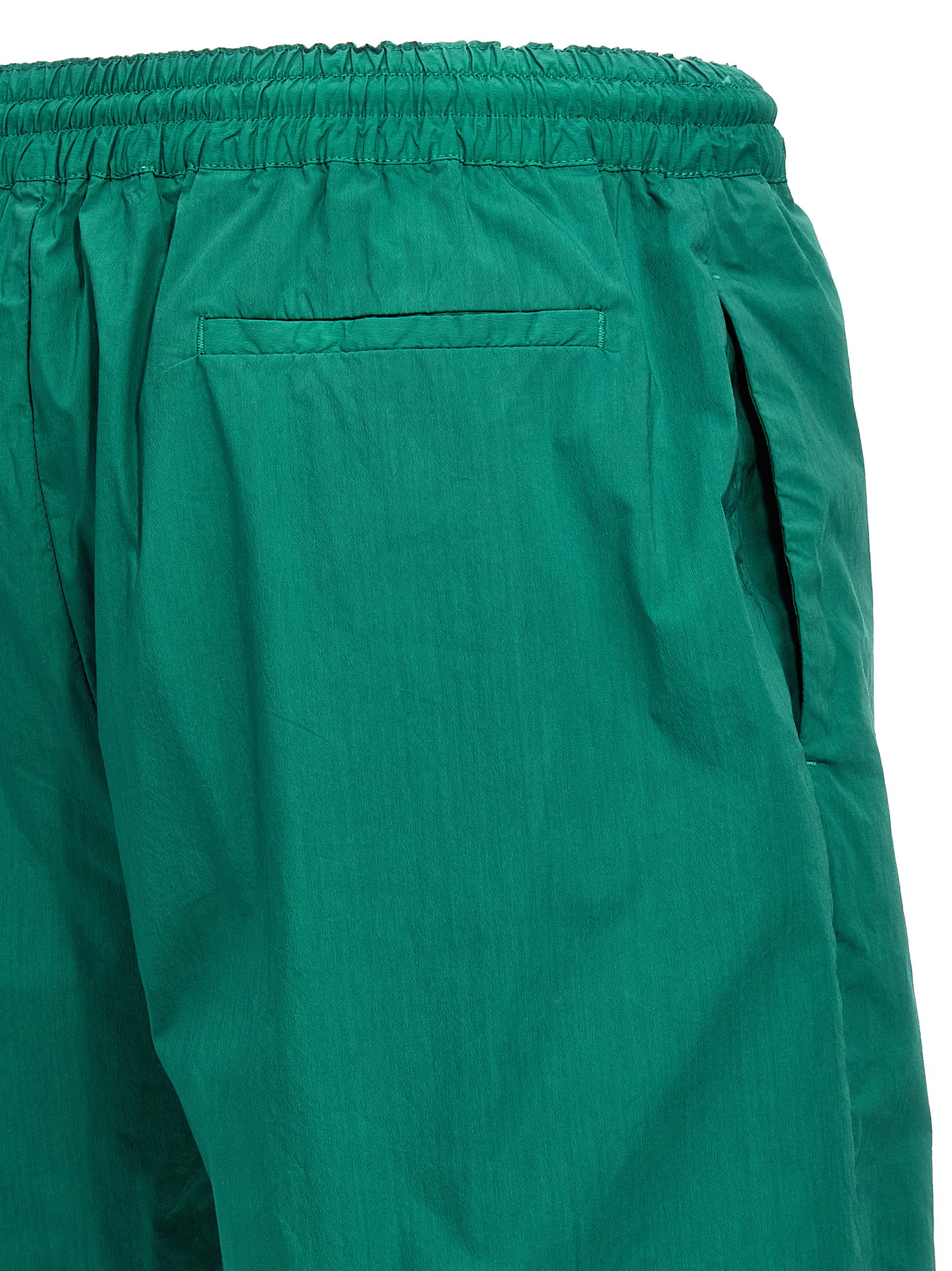 Shop Pt01 Elastic Shorts In Light Blue