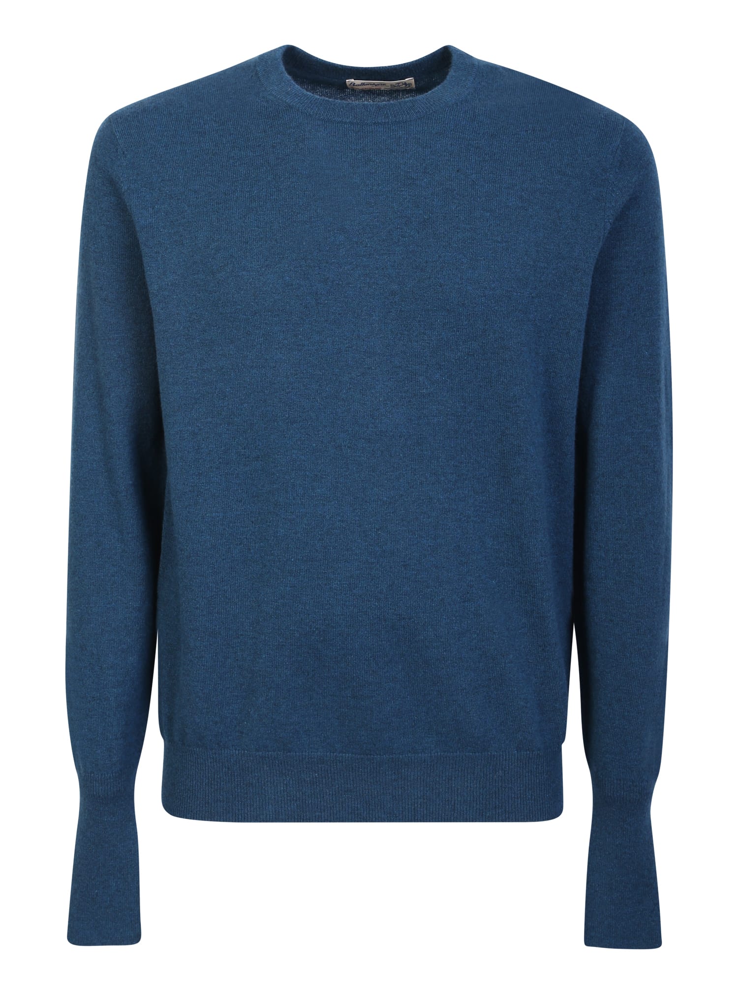 BALLANTYNE TURQUOISE CASHMERE PULLOVER