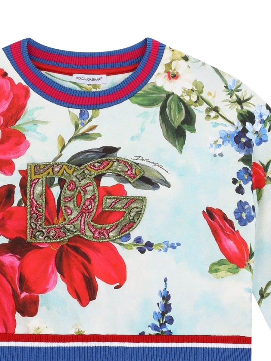 Shop Dolce & Gabbana Sweatshirt In Multicolour