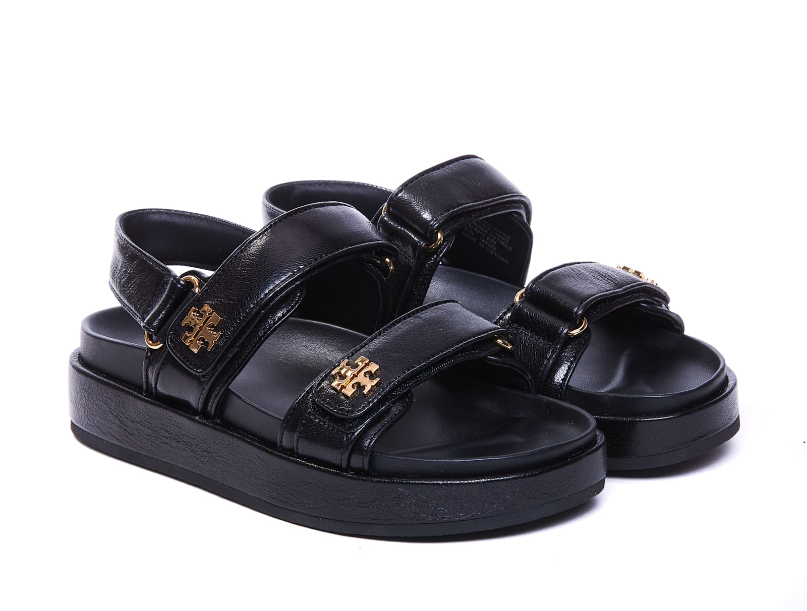 Shop Tory Burch Kira Sporty Sandals In Black