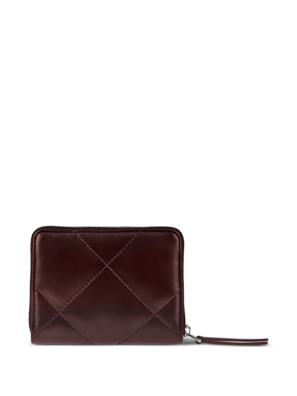 Tory Burch Kira Small Leather Wallet In Burgundy