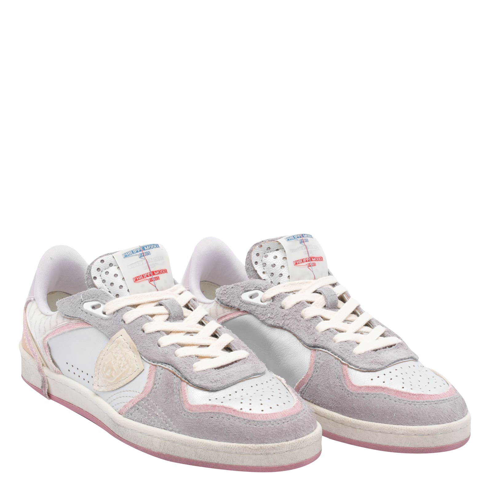 Philippe Model Pgal Low Woman Sneakers Multicolor In Gray
