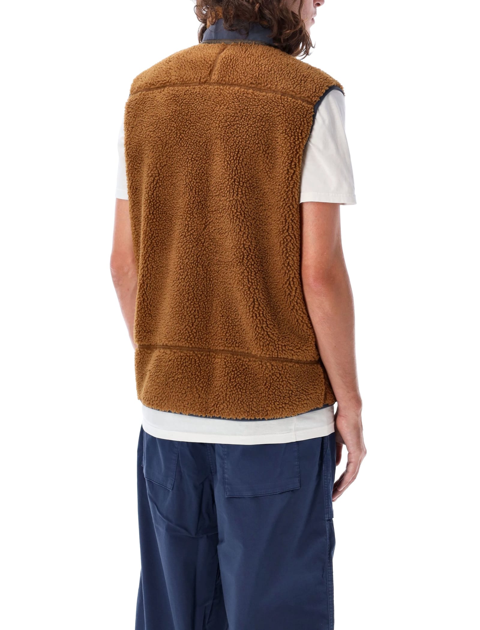 Shop Patagonia Classic Retro-x® Fleece Vest In Brown